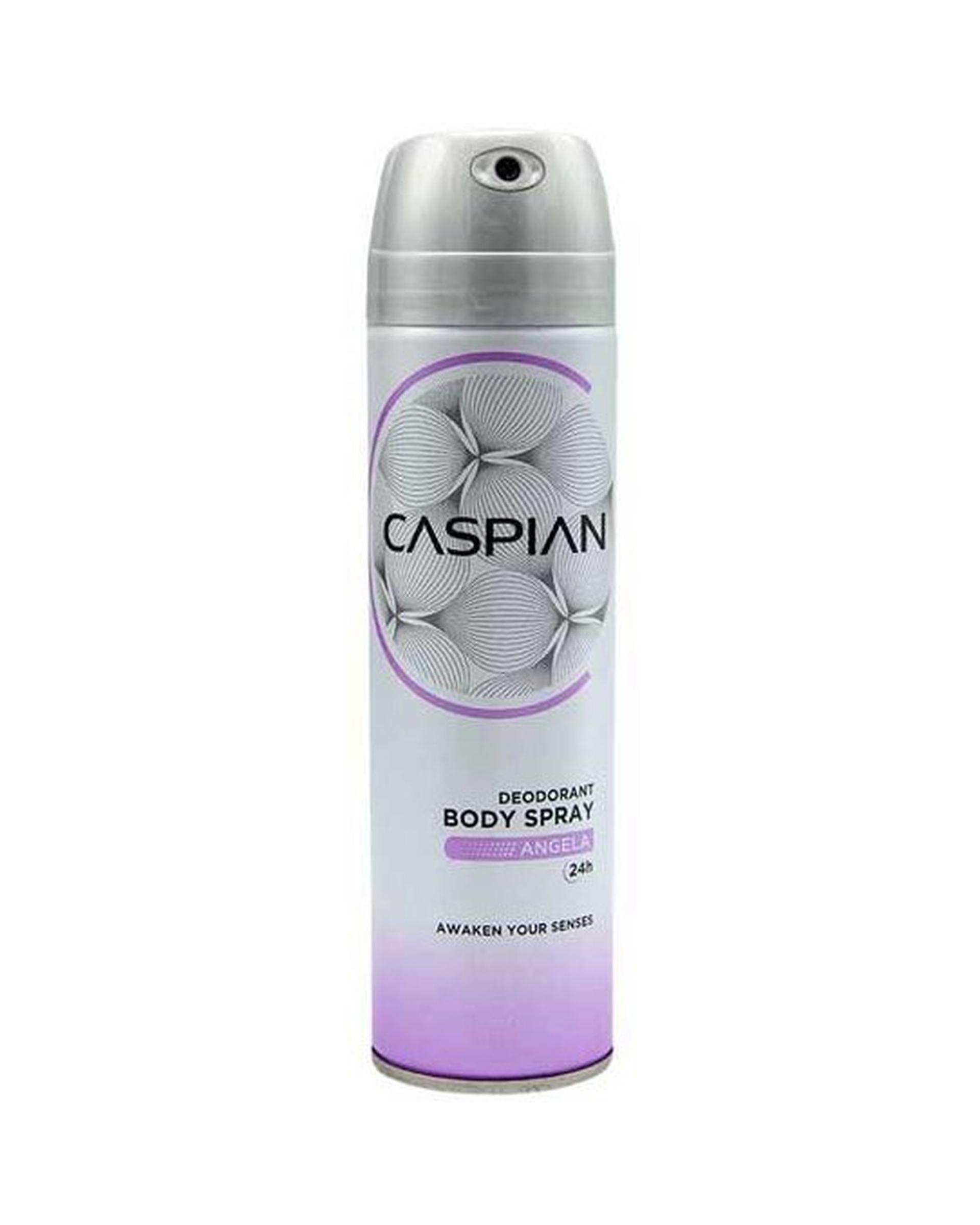 اسپری دئودورانت زنانه کاسپین Caspian مدل Angela حجم 150ml