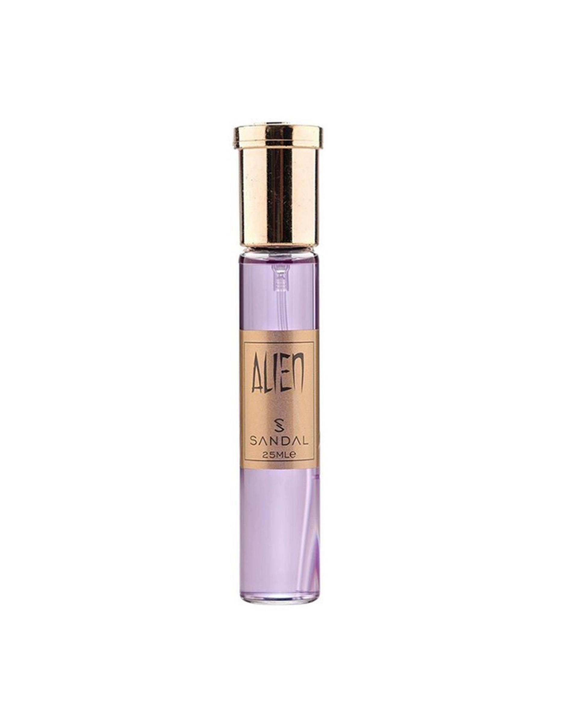 عطر جیبی زنانه صندل Sandal مدل الین Alien حجم 25ml