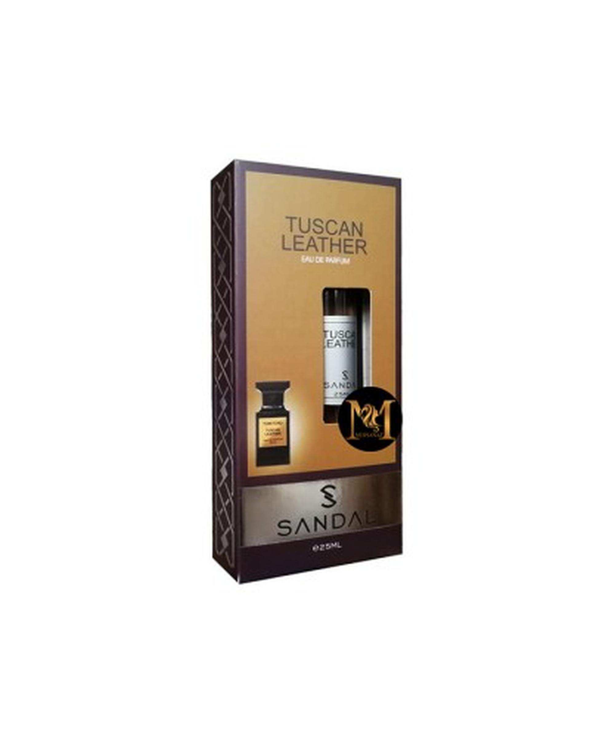 عطر جیبی صندل Sandal مدل تام فورد توسکان لدر Tom Ford Tuscan Leather حجم 25ml