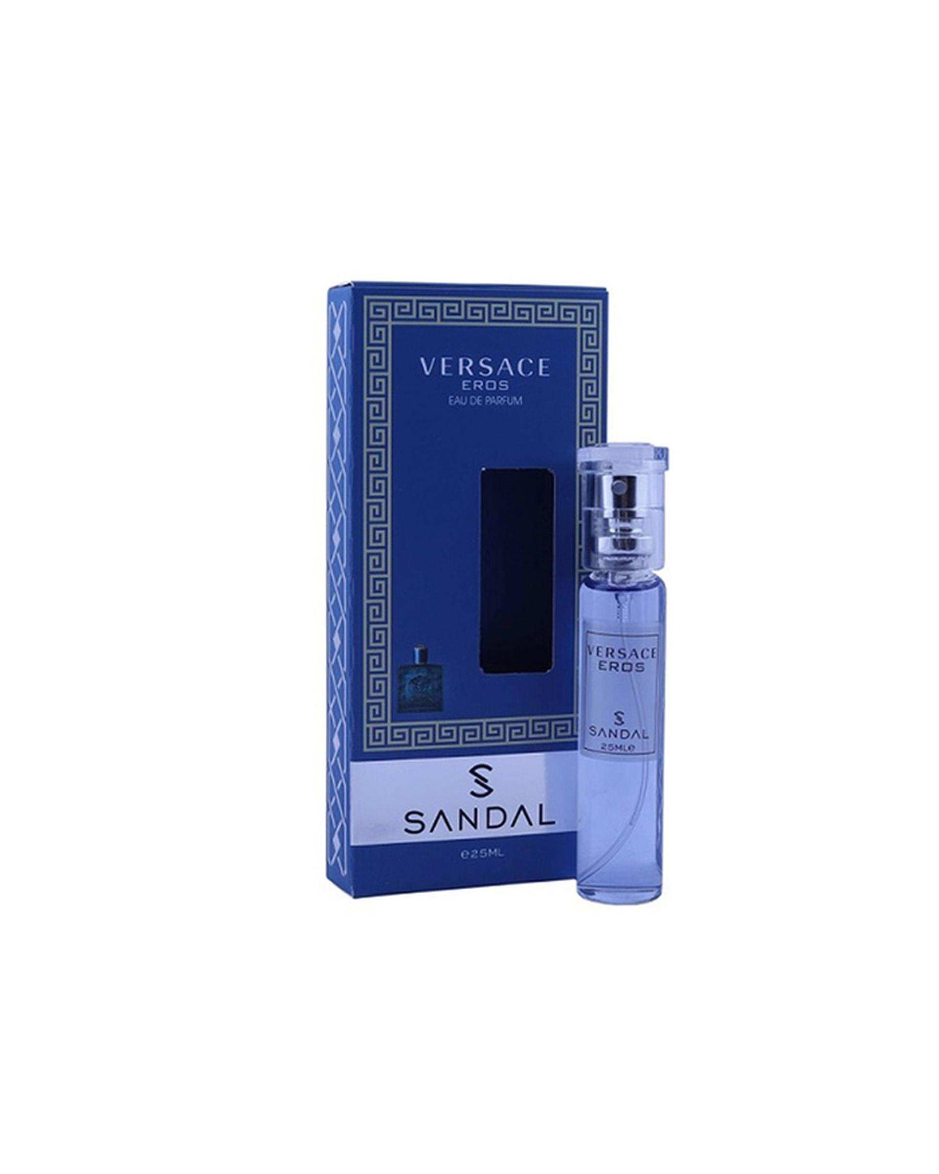 عطر جیبی مردانه صندل Sandal مدل ورساچه اروس Versace Eros حجم 25ml