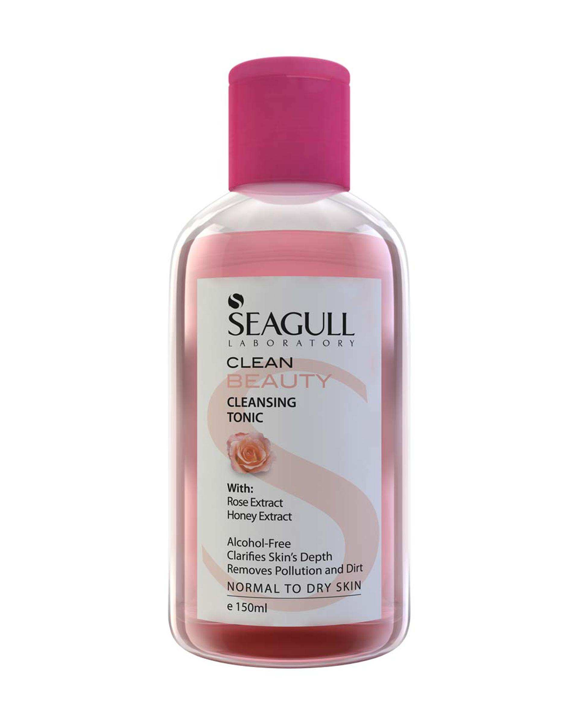 تونیک پاک کننده صورت Seagull سی گل مدل 01 حجم 150ml