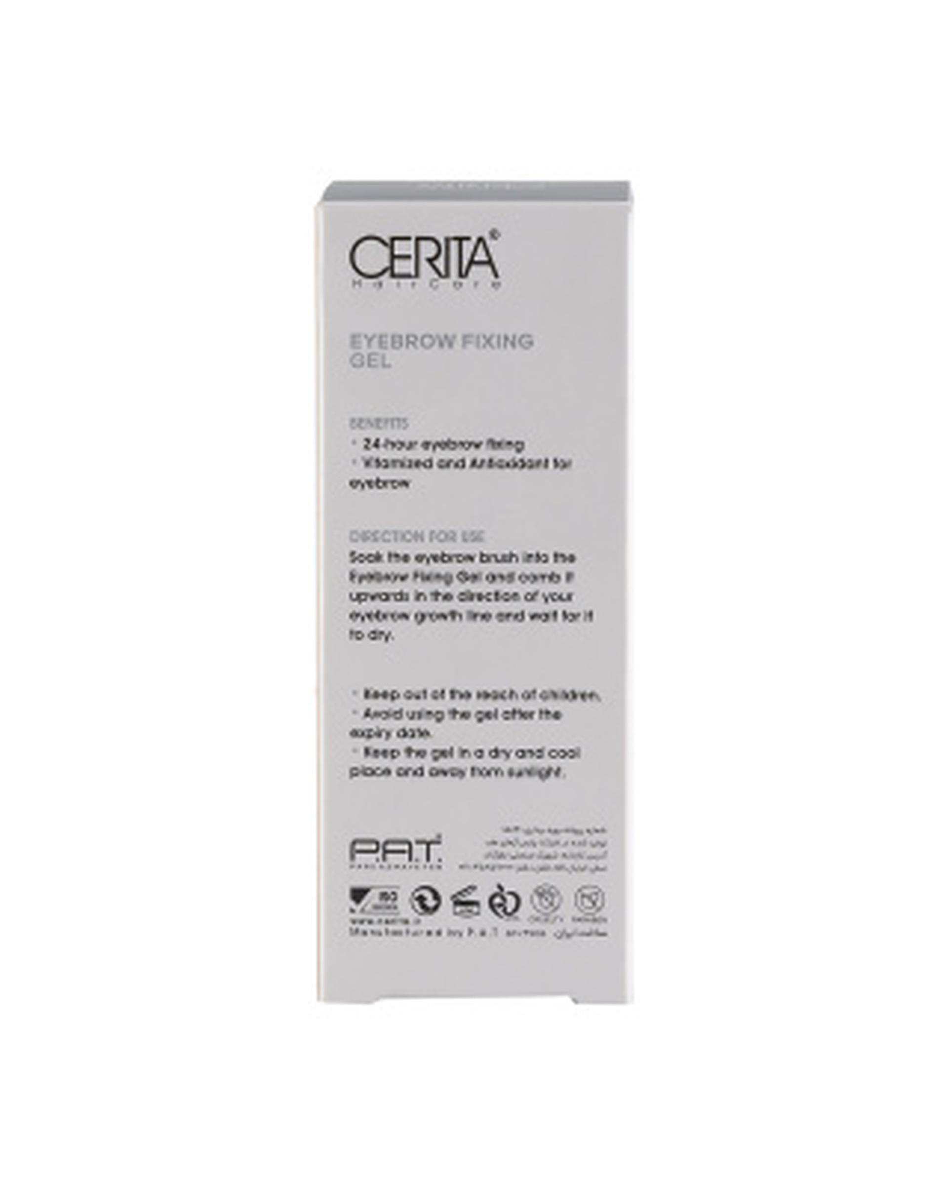 ژل تثبیت کننده ابرو سریتا Cerita مدل Eyebrow Fixing حجم 8ml