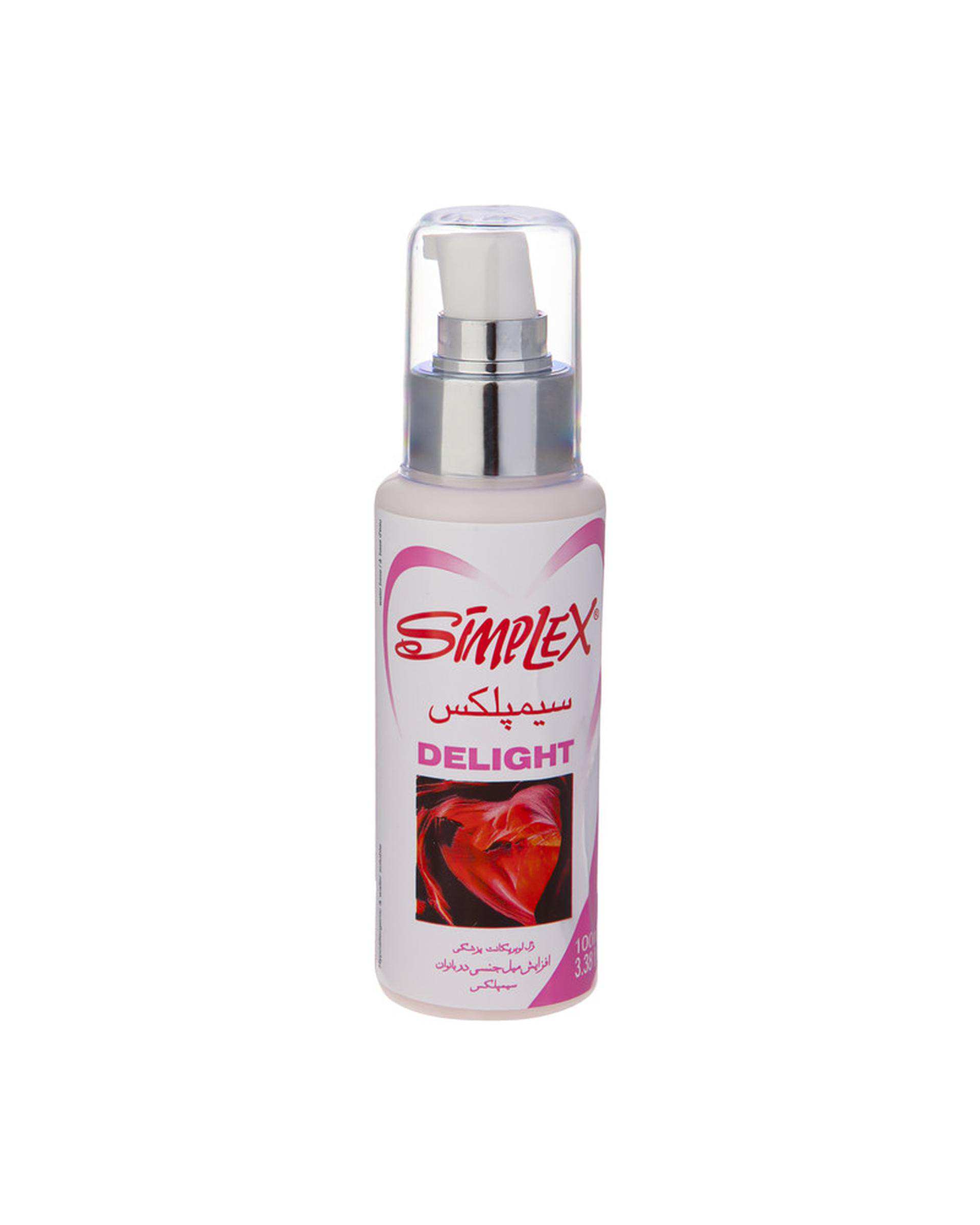 ژل افزایش میل جنسی سیمپلکس Simplex مدل Delight حجم 100ml