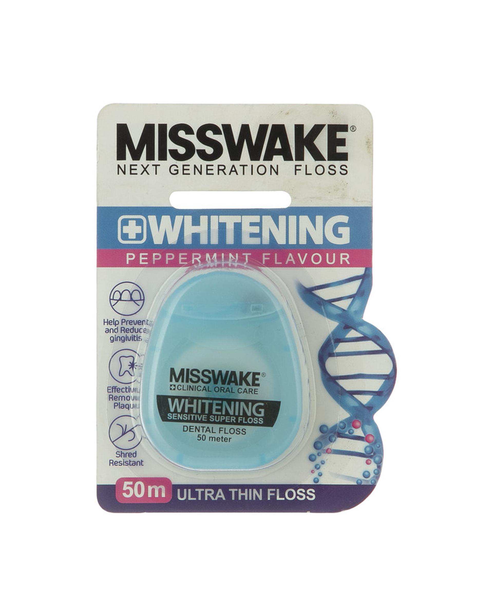 نخ دندان میسویک Misswake مدل سفیدکننده Whitening