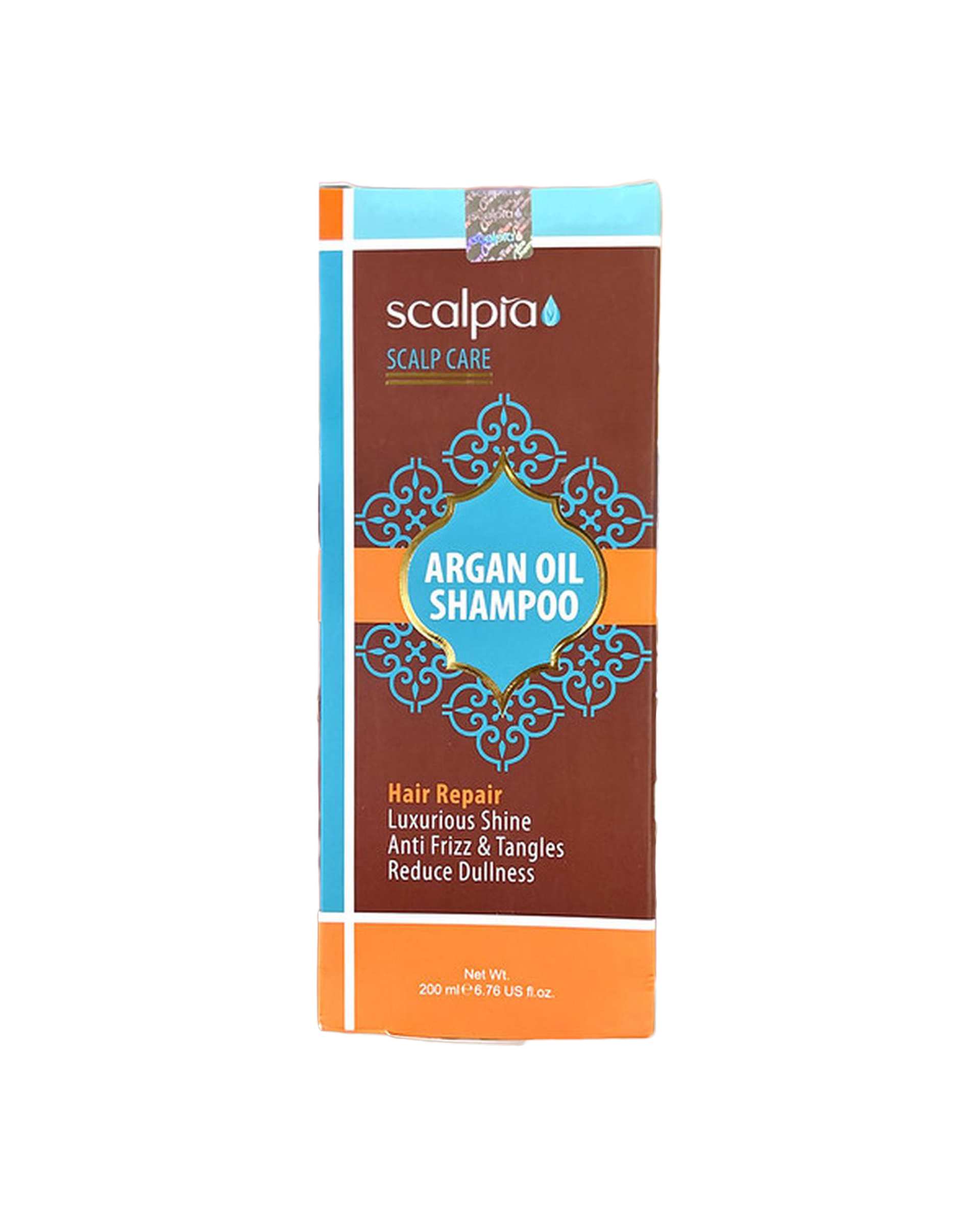 شامپو مو اسکالپیا Scalpia مدل Argan Oil حاوی روغن آرگان 200ml