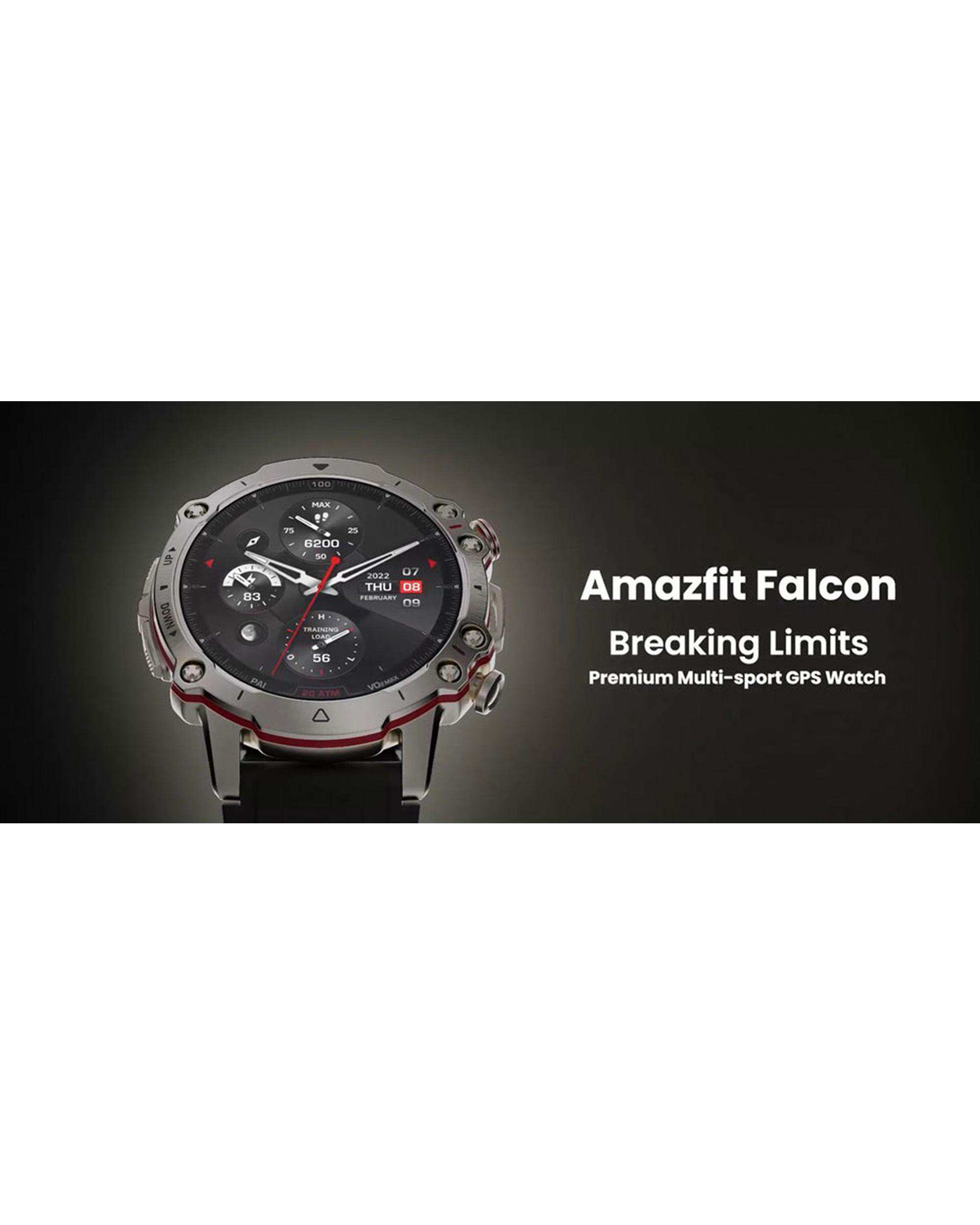 ساعت مچی هوشمند مشکی شیائومی Amazfit multi sport Falcon