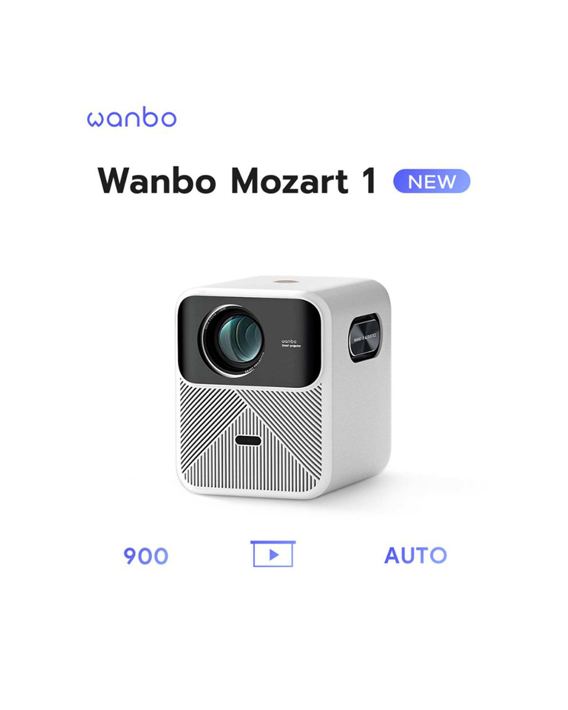 ویدئو پروژکتور ونبو سفید شیائومی Wanbo Video Projector Mozart 1