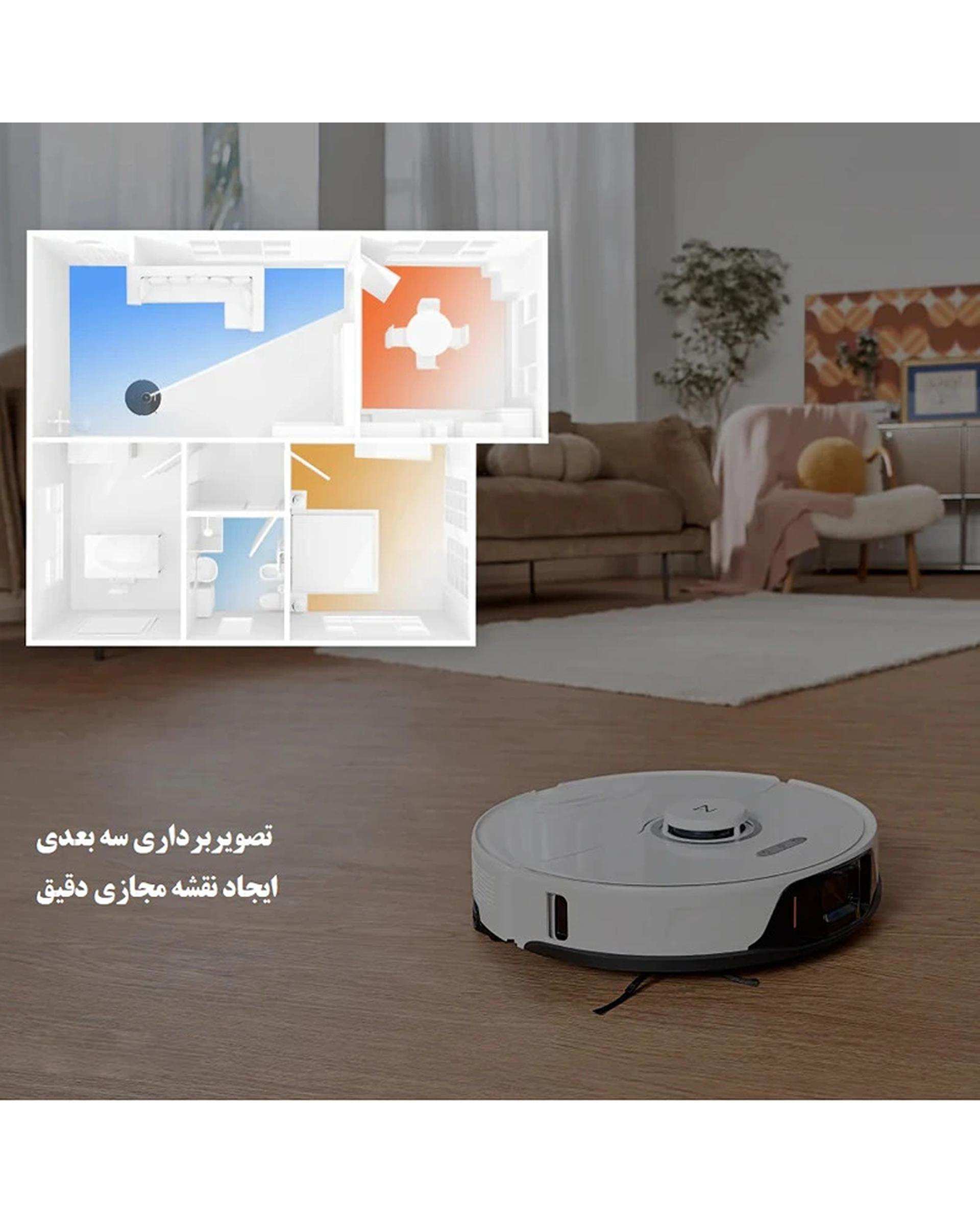 جارو رباتیک سفید شیائومی مدل Roborock S8