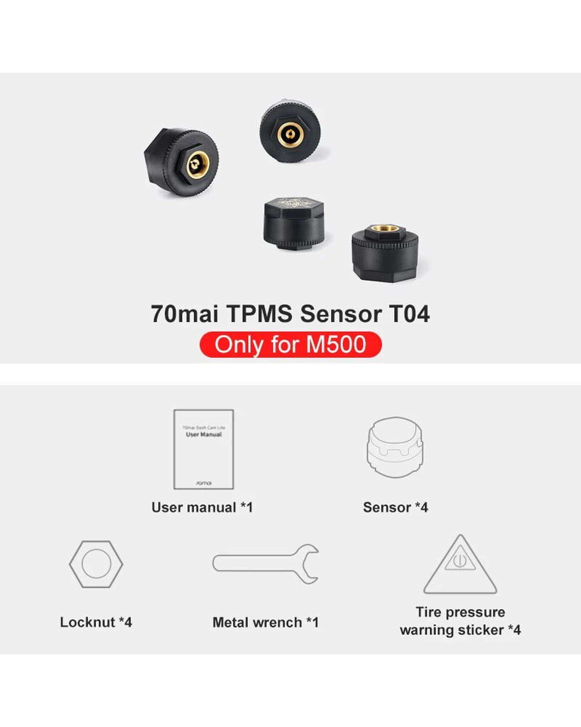 سنسور فشار باد لاستیک T04 مناسب دوربین 70mai M500 شیائومی