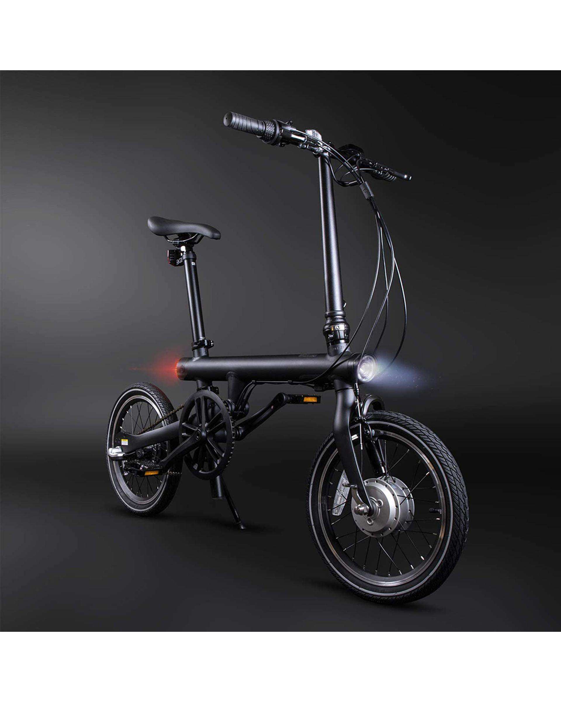 دوچرخه برقی تاشو مشکی شیائومی Mijia QiCycle Folding Electric Bike