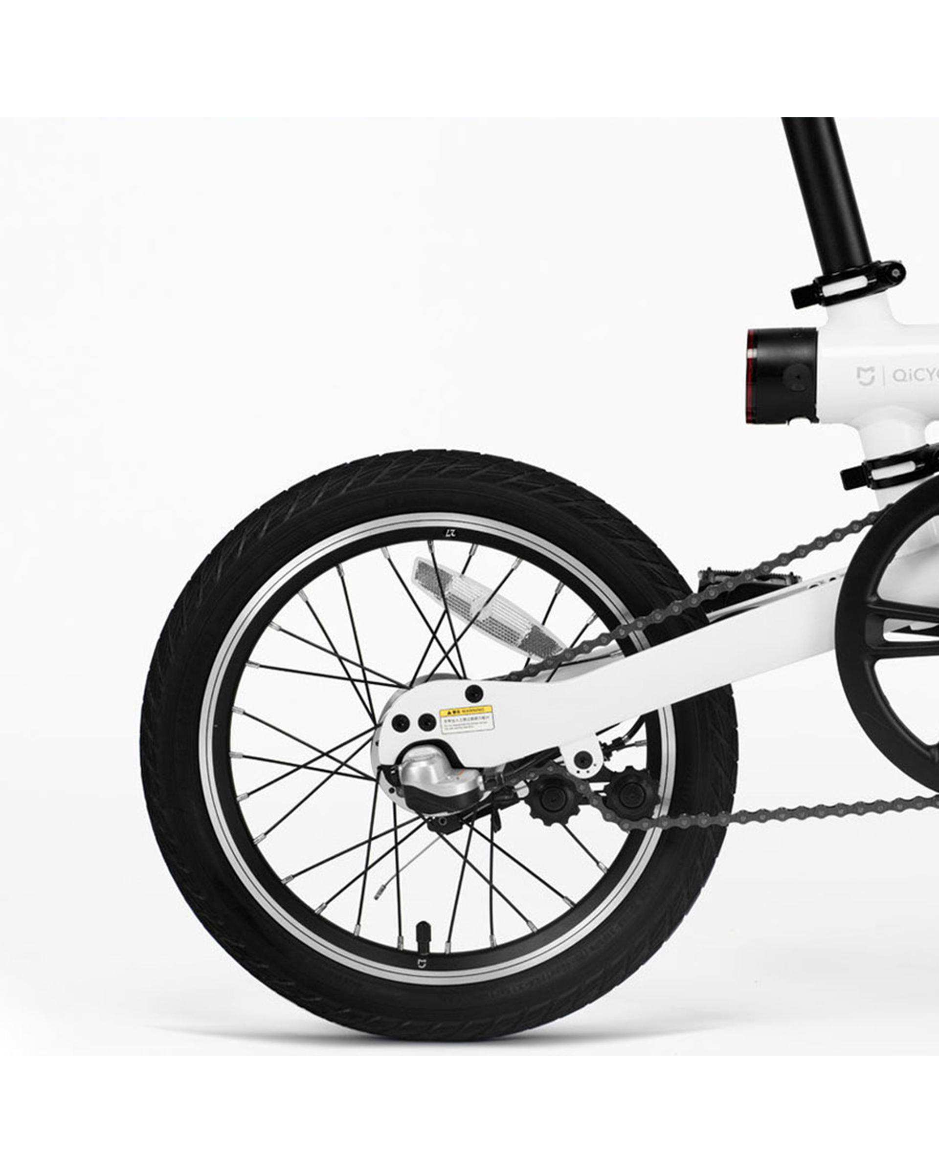 دوچرخه برقی تاشو مشکی شیائومی Mijia QiCycle Folding Electric Bike