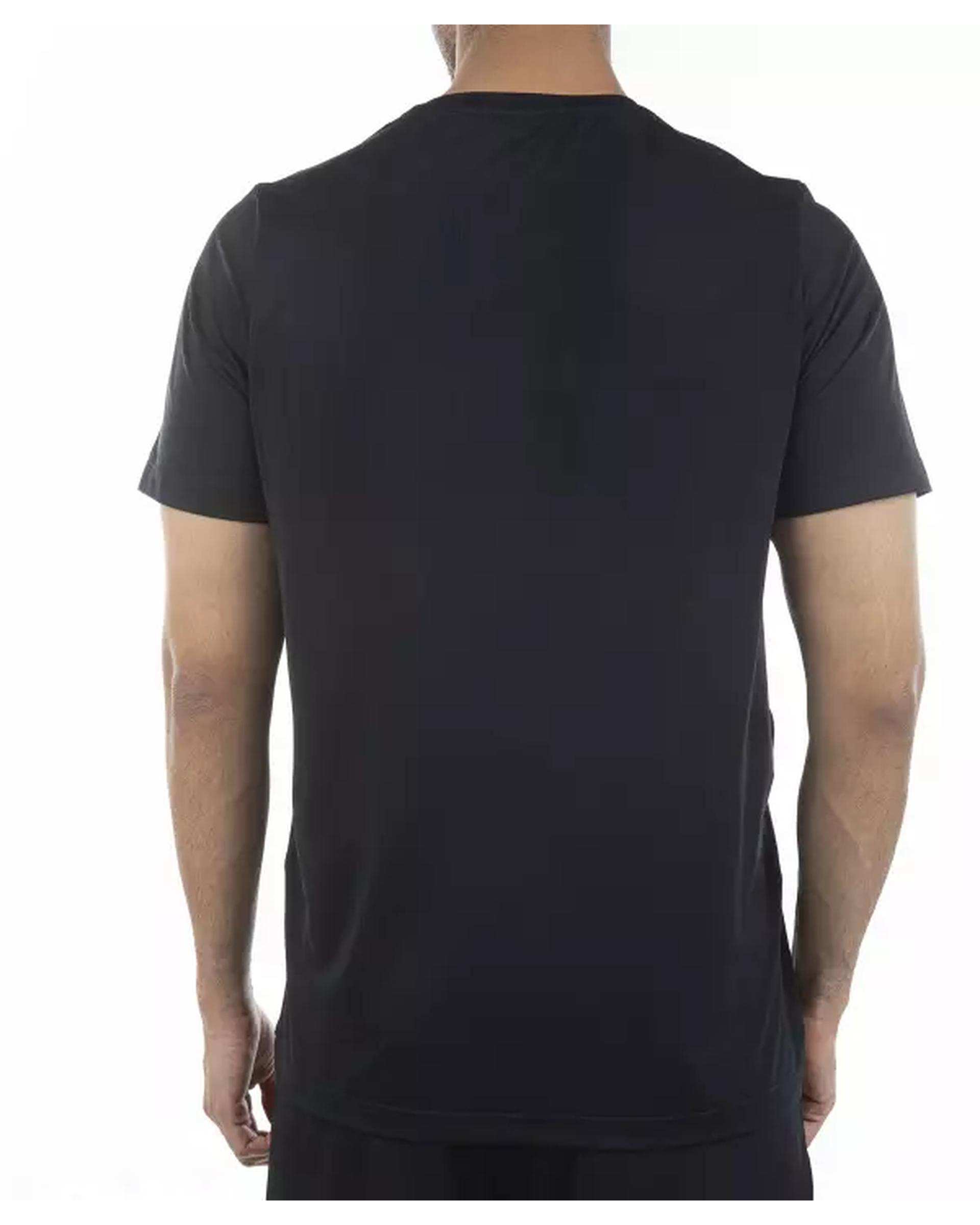 تی شرت مردانه ورزشی مشکی مل اند موژ Mel & Moj کد M08601-001