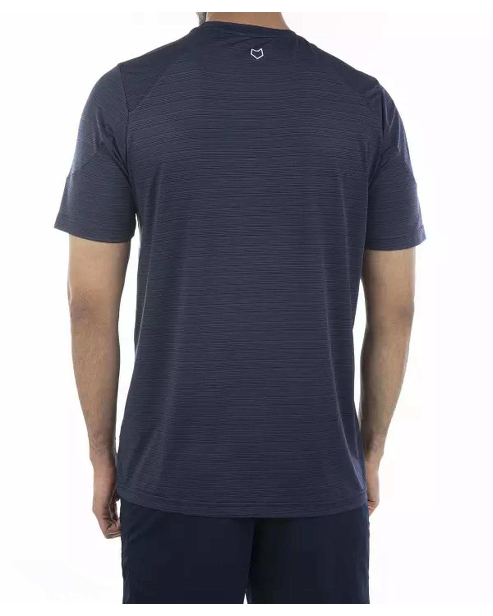 تی شرت مردانه ورزشی سرمه ای مل اند موژ Mel & Moj کد M08600-400