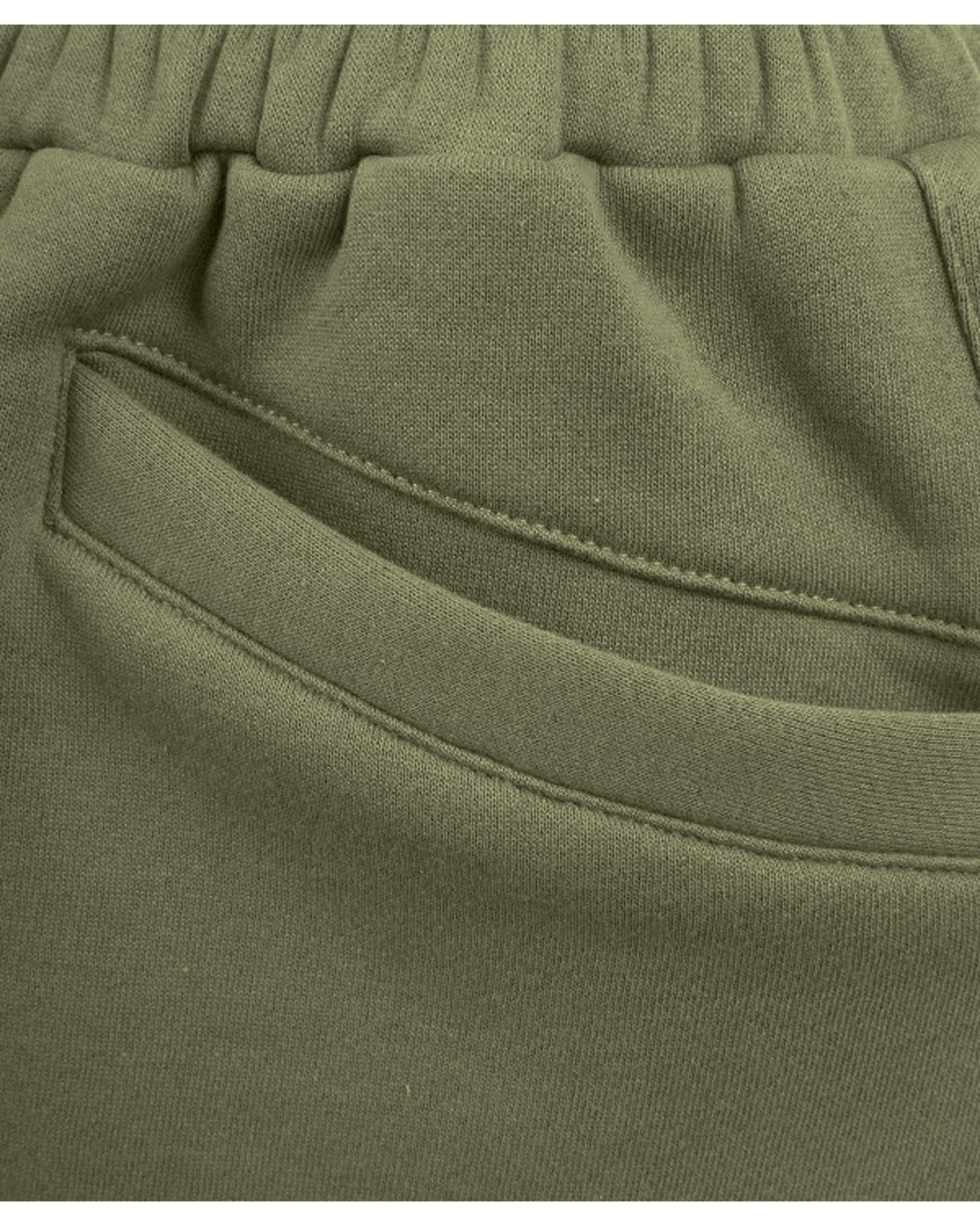 شلوارک زنانه ورزشی سبز زیتونی مل اند موژ Mel & Moj کد W08453-602