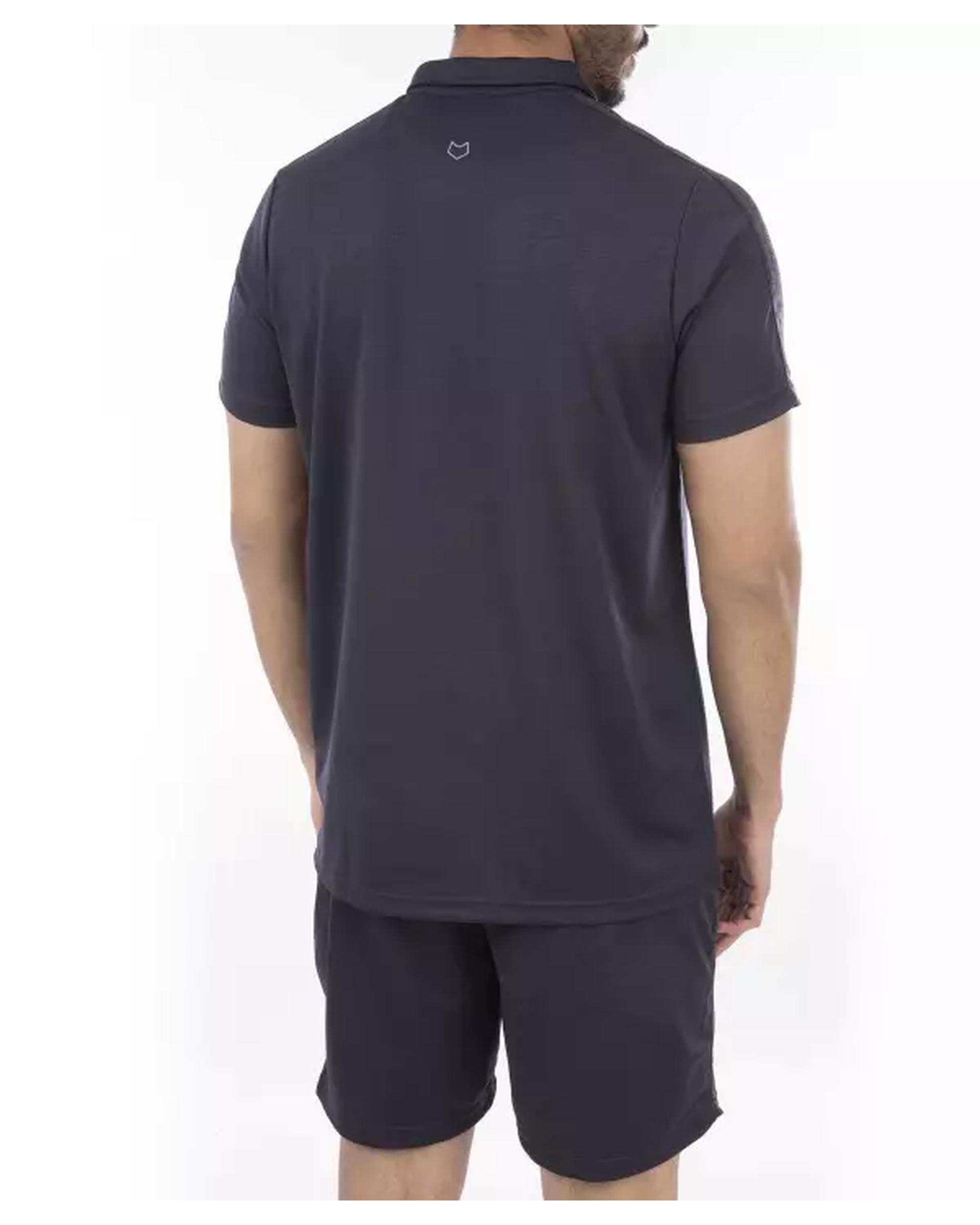 پولوشرت مردانه ورزشی طوسی تیره مل اند موژ Mel & Moj کد M08388-104