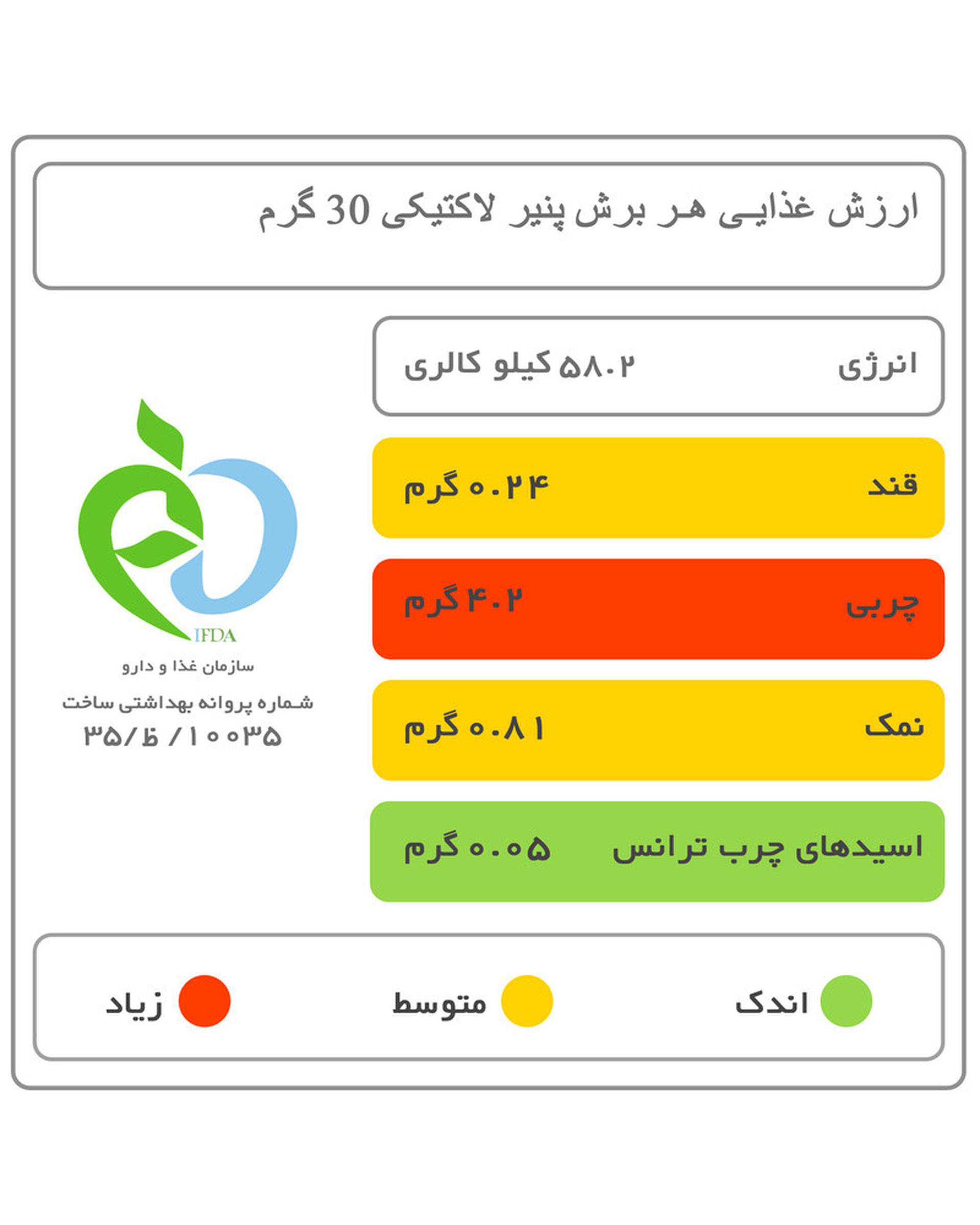 پنیر لاکتیکی هراز 270 گرم