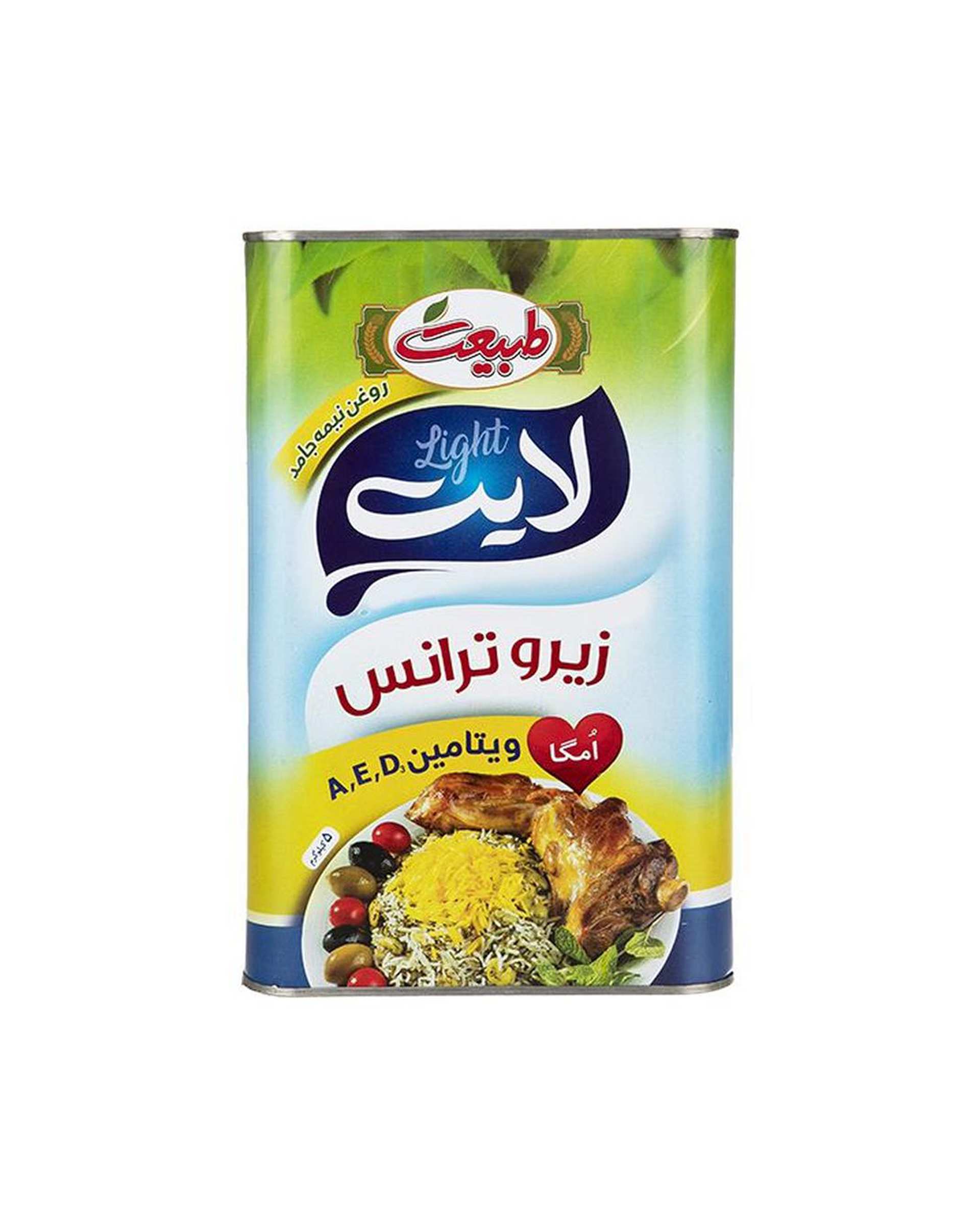 روغن نیمه جامد لایت طبیعت 5 کیلوگرم