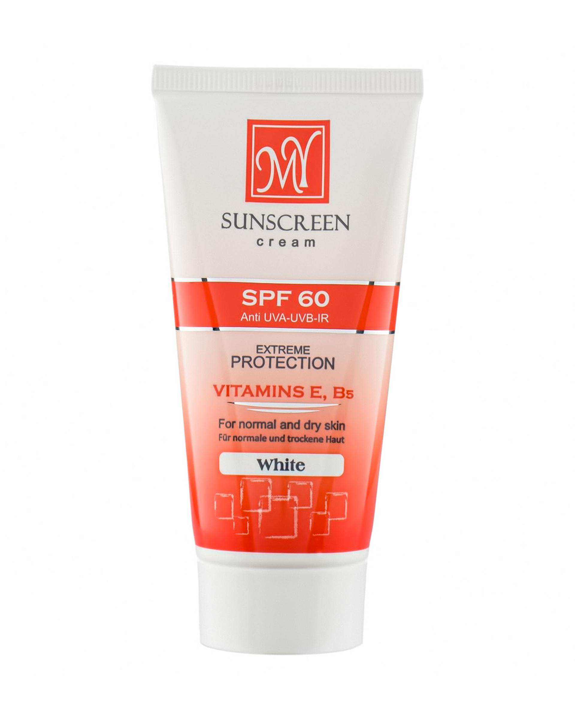 کرم ضد آفتاب مای MY مناسب برای پوست خشک و معمولی SPF60 بی رنگ