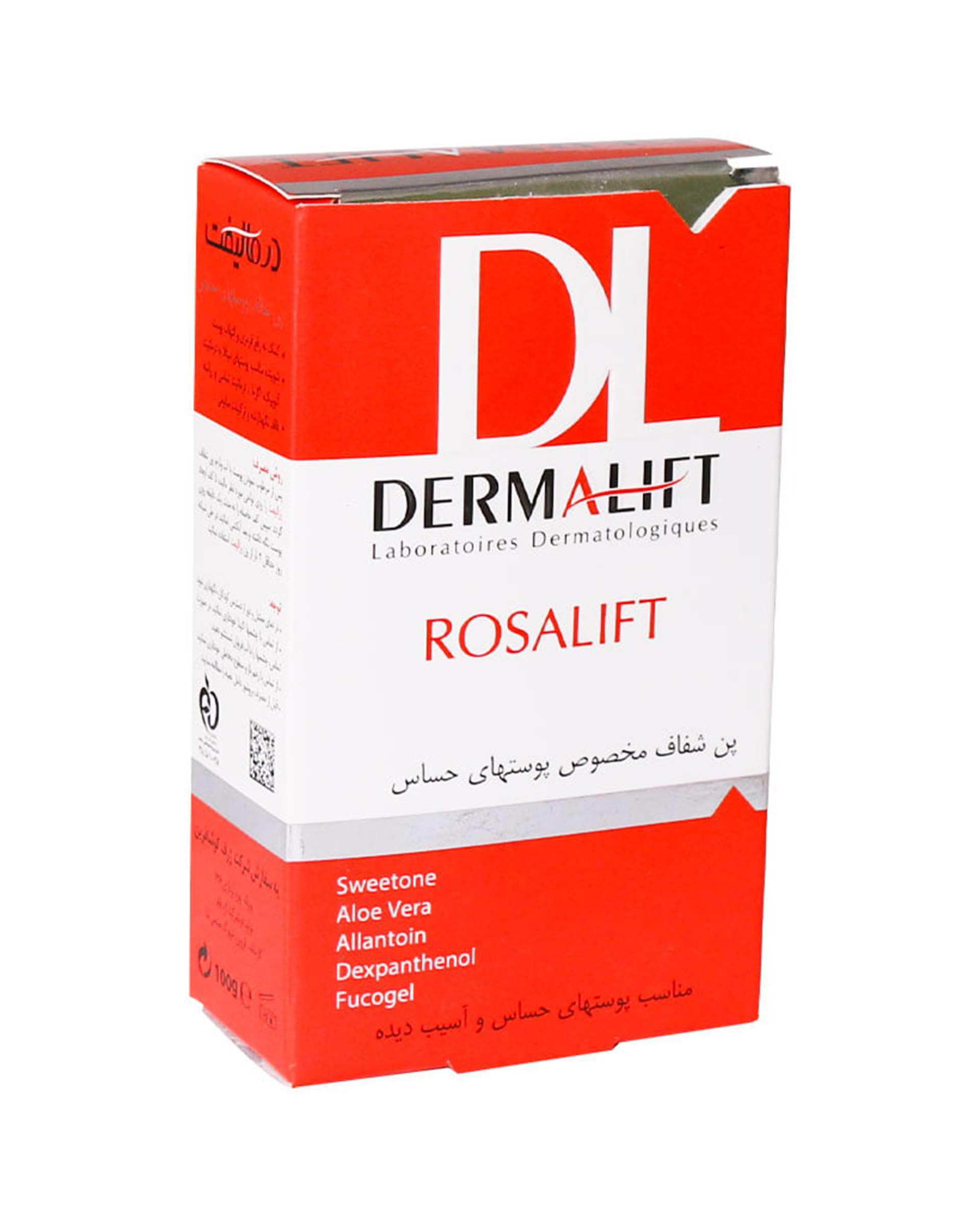 شوینده غیر صابونی شفاف صورت درمالیفت Dermalift مناسب پوست حساس 100 گرم