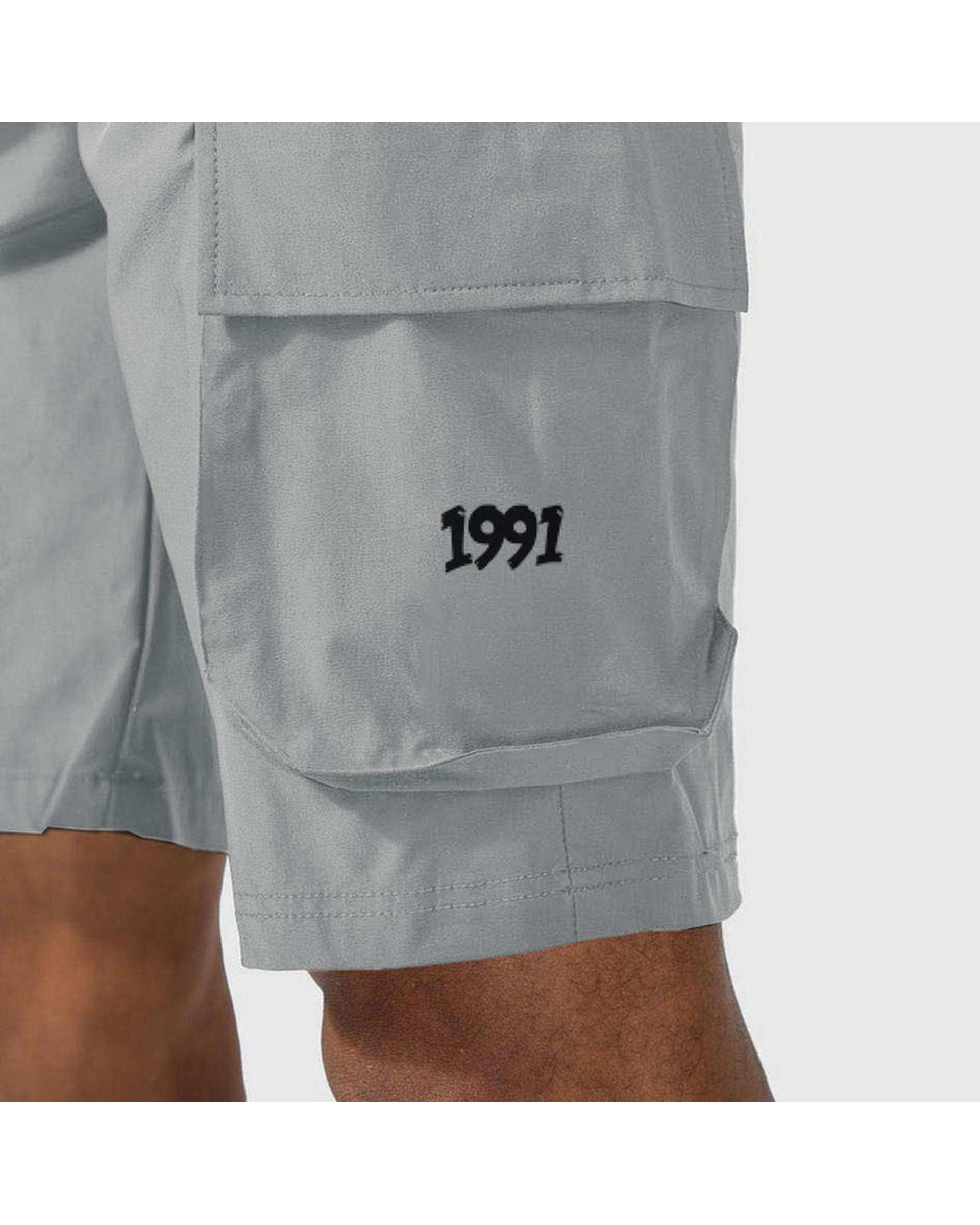 شلوارک مردانه ورزشی طوسی نوزده نودیک 1991 مدل SH1950 G