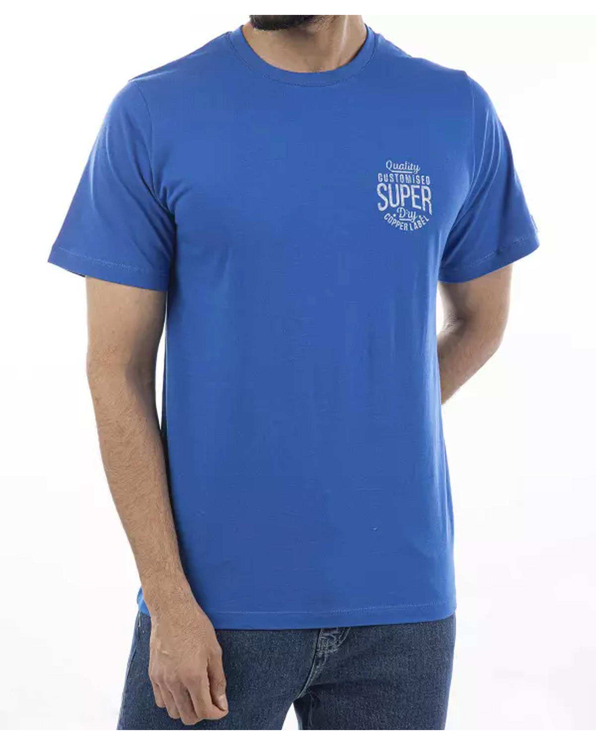 تی شرت مردانه آبی تیره سوپردرای Superdry کد M10S41002N