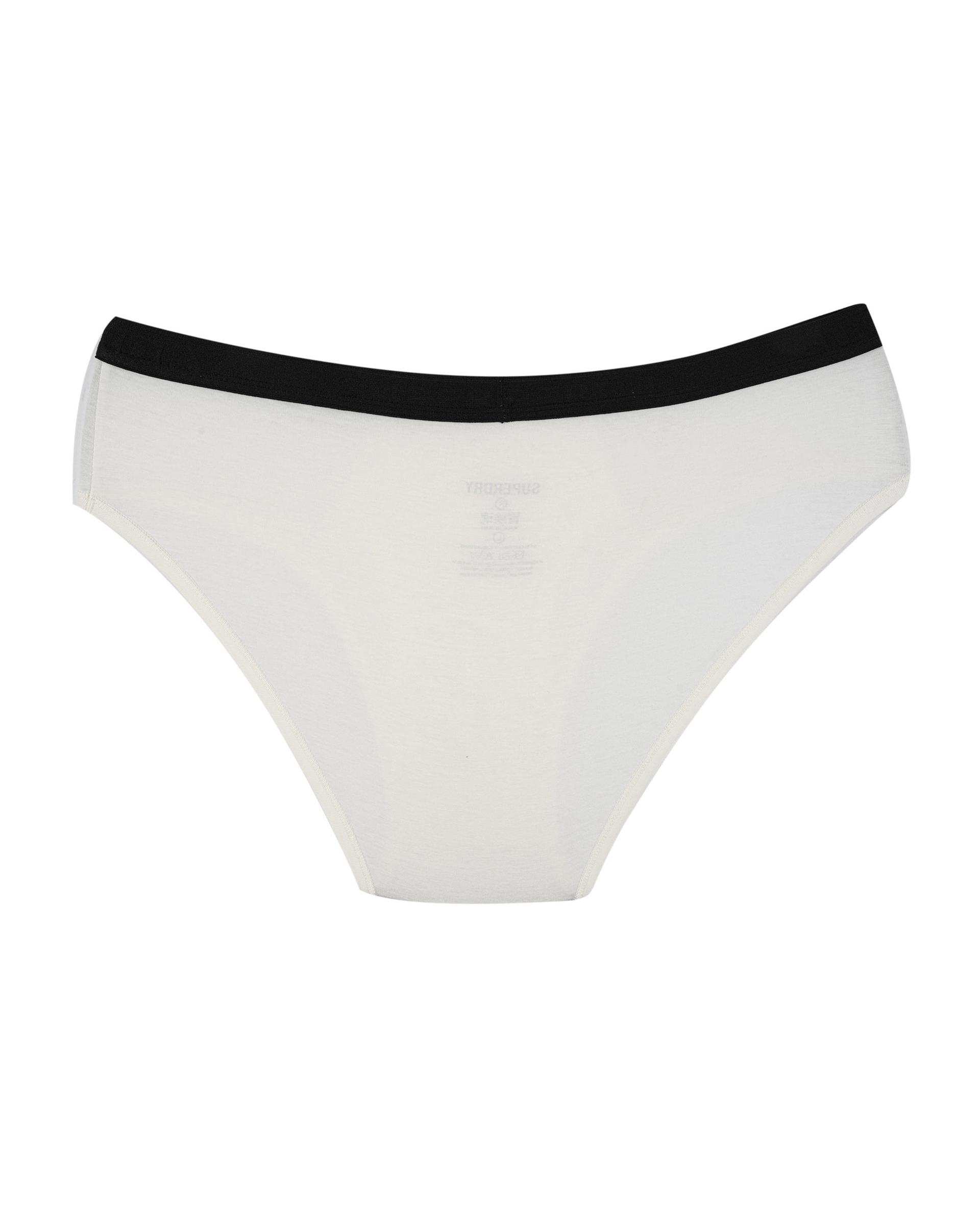 شورت مردانه اسلیپ سفید مشکی سوپردرای Superdry کد M22S41303X بسته دو عددی