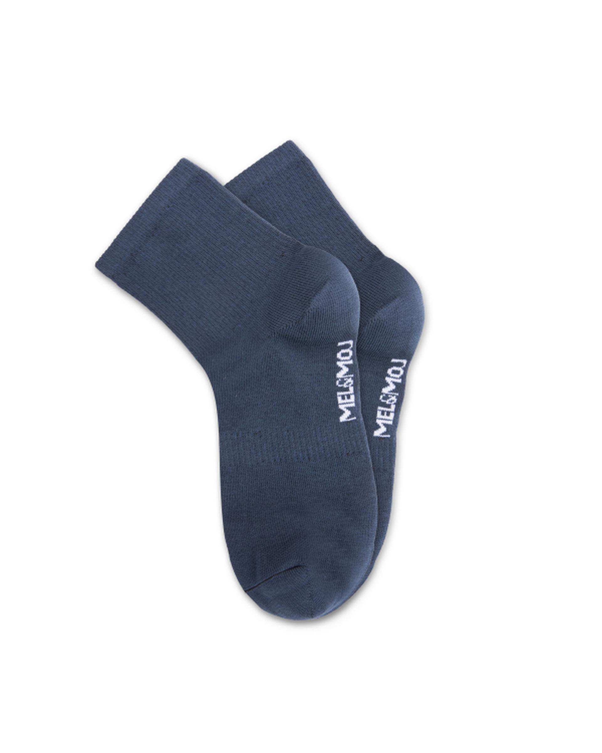 جوراب زنانه ورزشی آبی تیره مل اند موژ Mel & Moj کدW08478-401