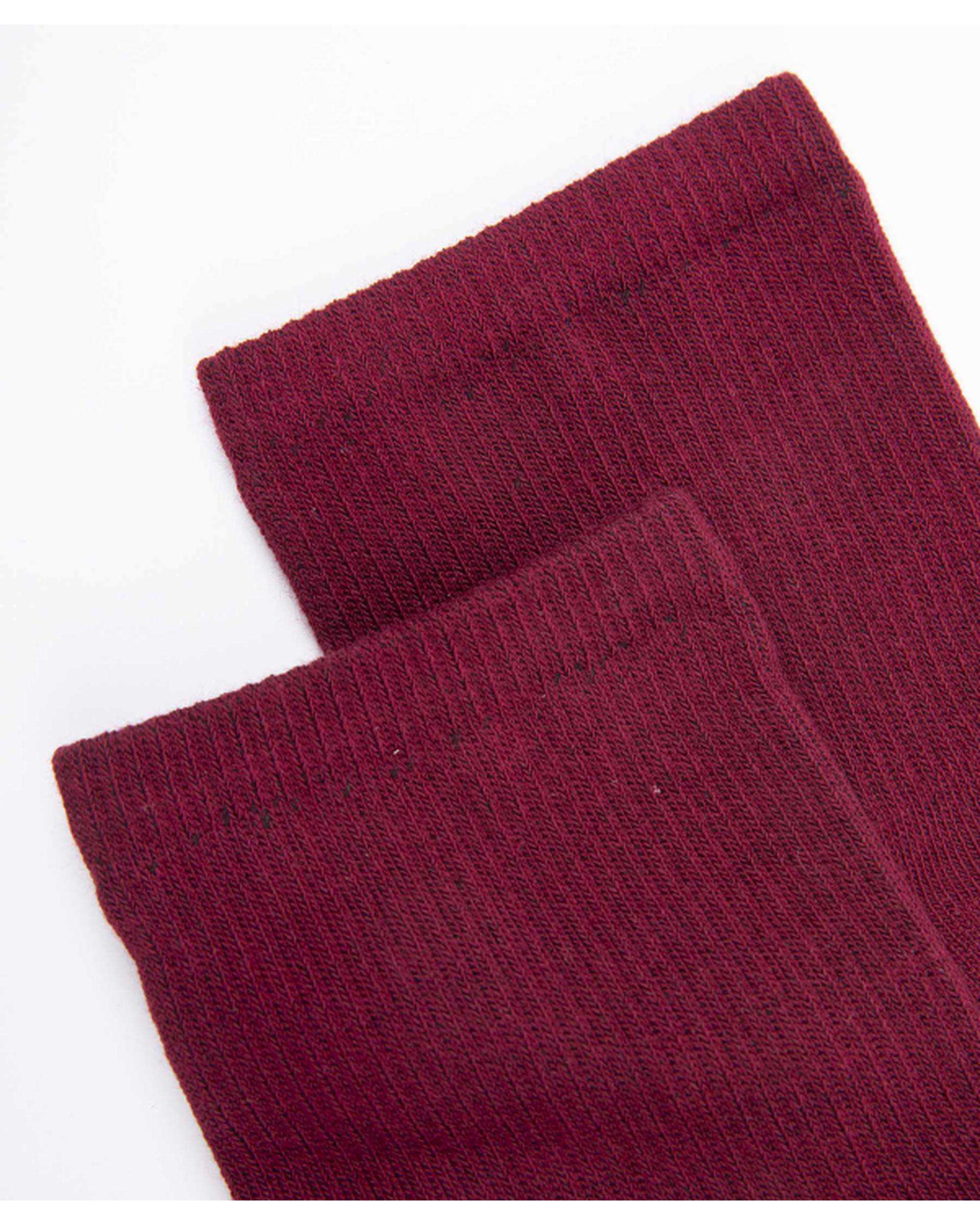 جوراب زنانه ورزشی زرشکی مل اند موژ Mel & Moj کدW08478-008