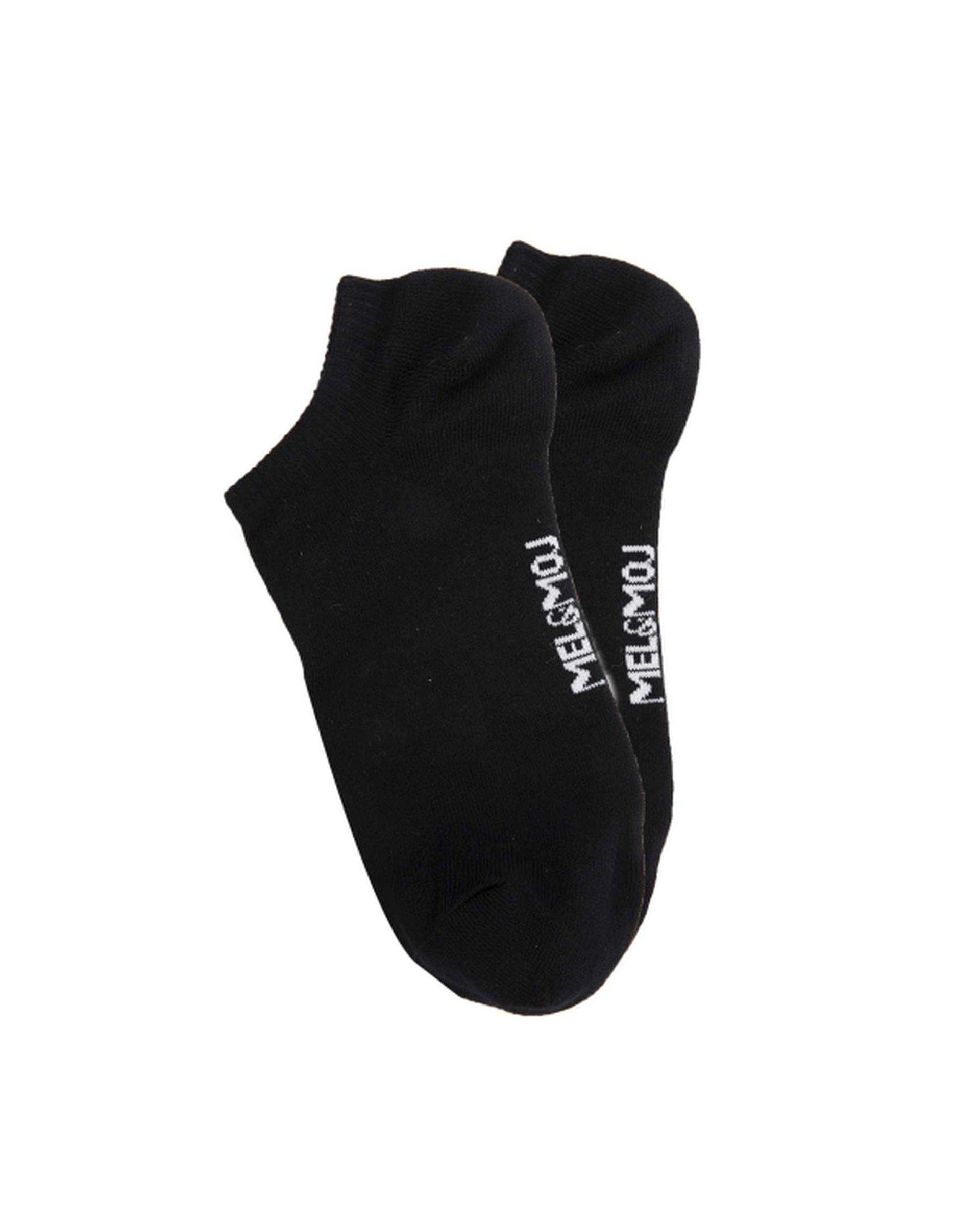 جوراب زنانه ورزشی مشکی مل اند موژ Mel & Moj کد W08474-001 بسته سه عددی