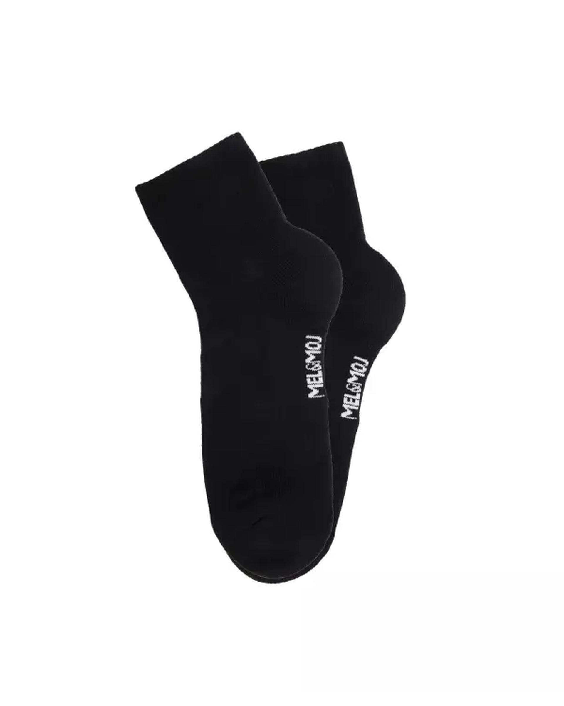 جوراب ورزشی مردانه نیم ساق مشکی مل اند موژ Mel & Moj کدM08472-001
