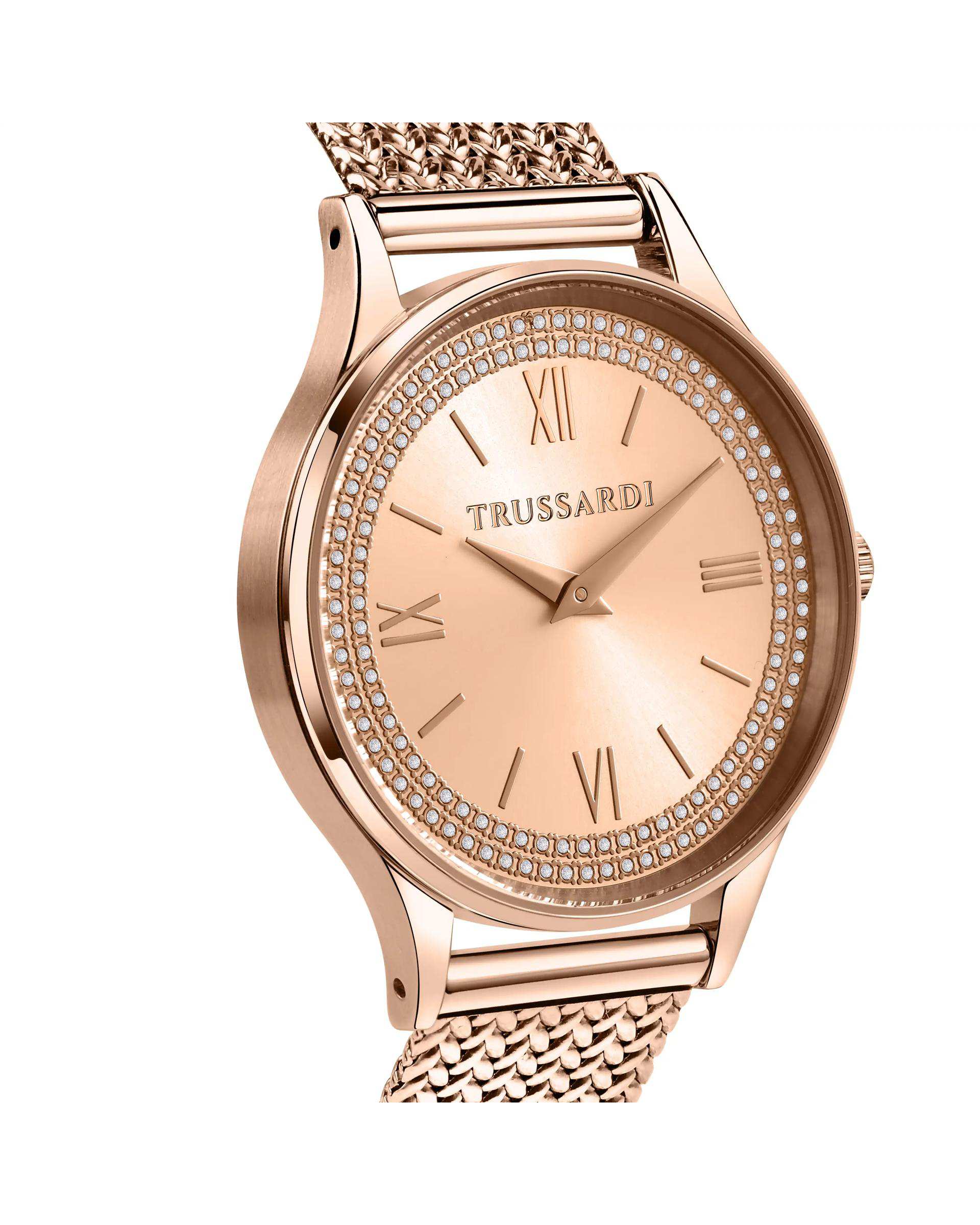 ساعت مچی زنانه عقربه ای تروساردی Trussardi کد R2453152505