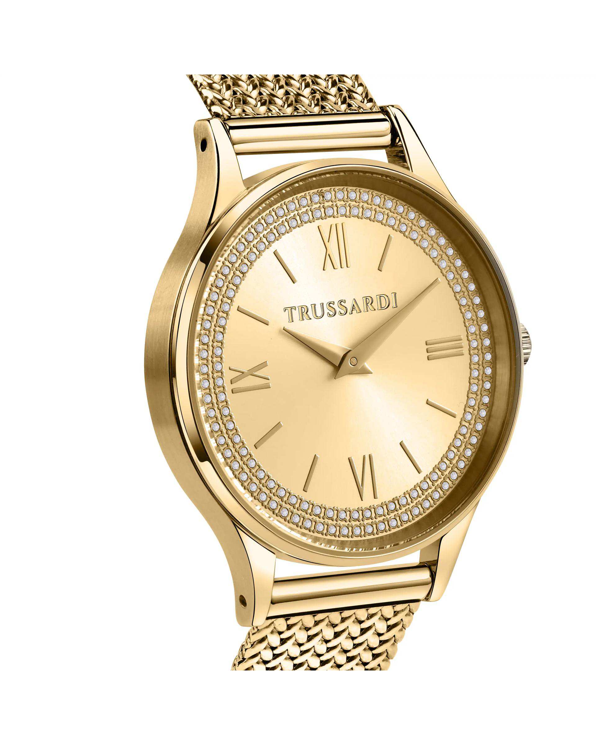 ساعت مچی زنانه عقربه ای تروساردی Trussardi کد R2453152506