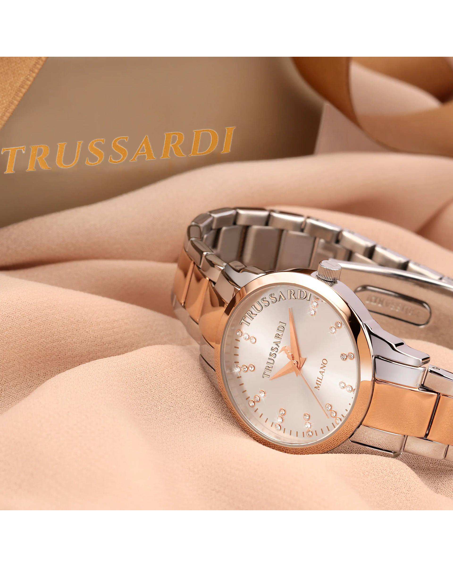 ساعت مچی زنانه عقربه ای تروساردی Trussardi کد R2453141501