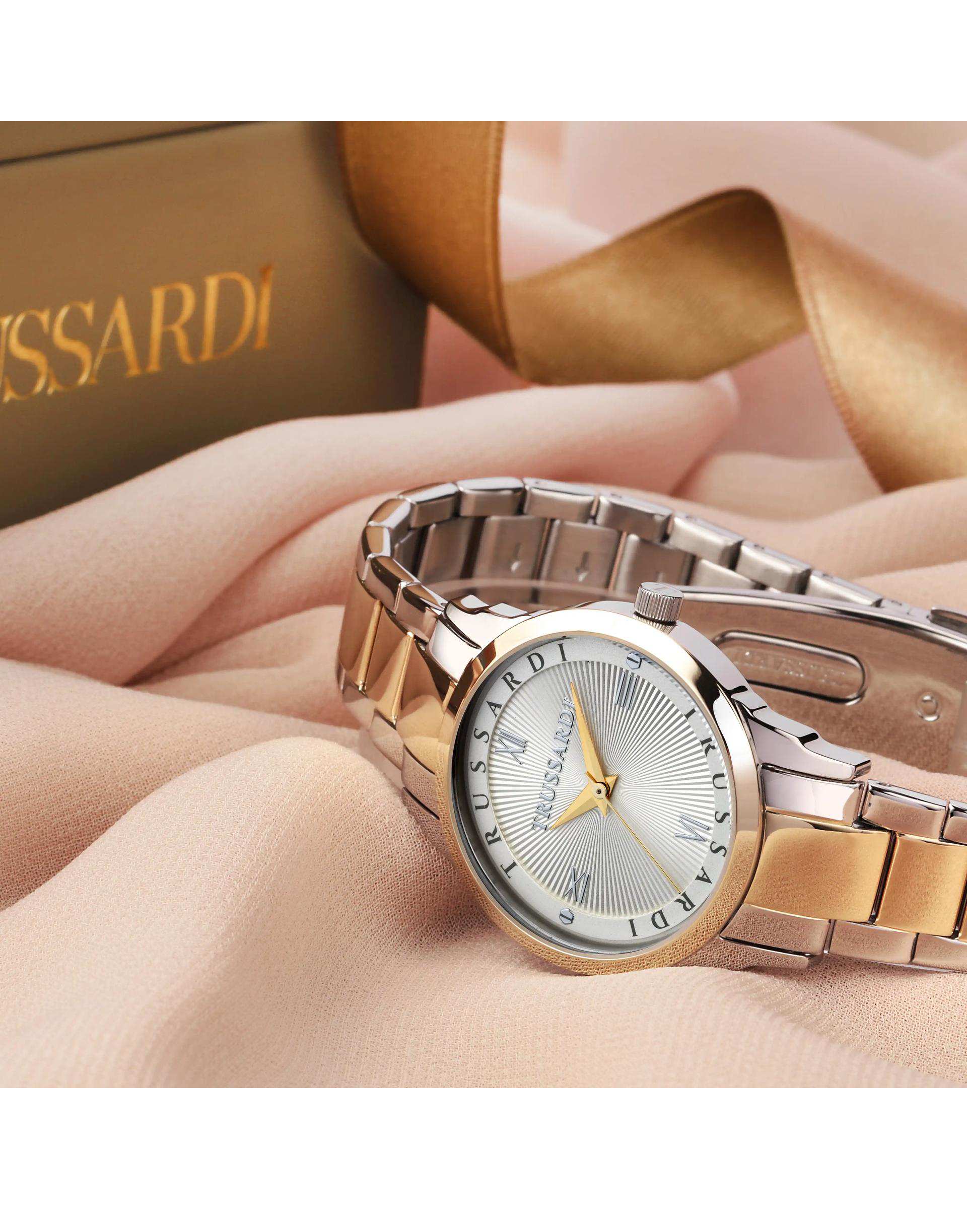 ساعت مچی زنانه عقربه ای تروساردی Trussardi کد R2453141503