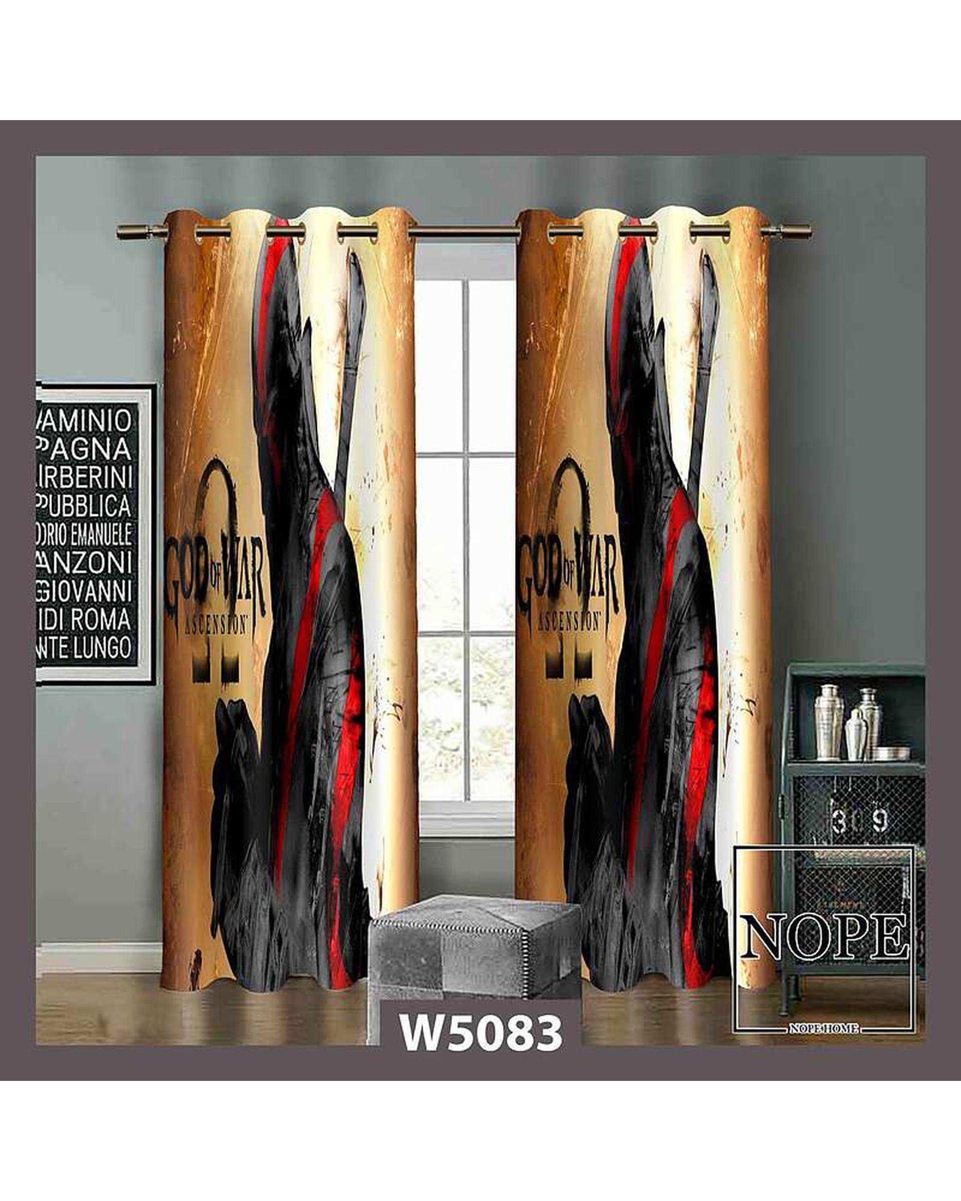 پرده کودک مخمل نوپه هوم Nopehome مدل پانچی طرح جنگنده کد W5083