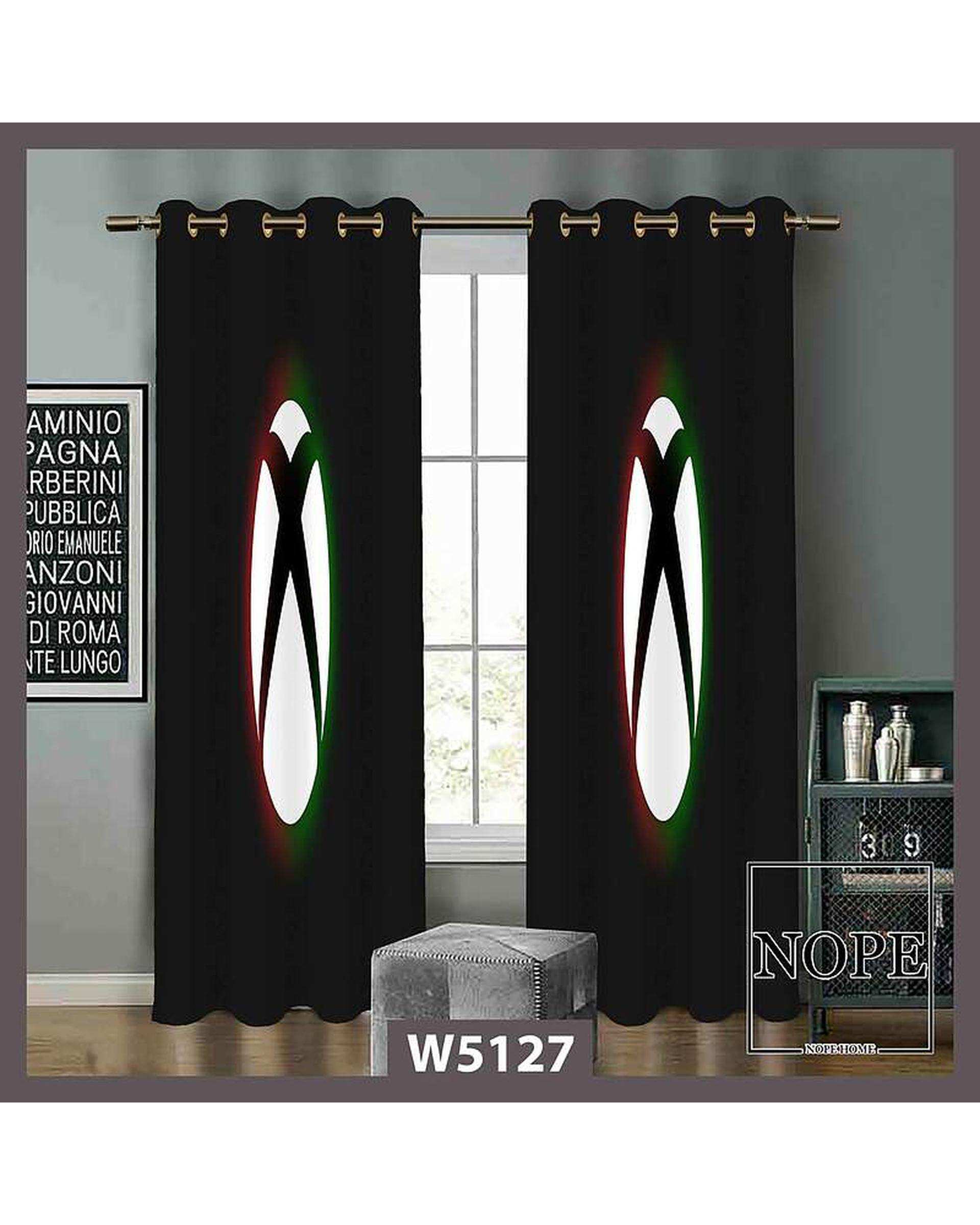 پرده کودک مخمل نوپه هوم Nopehome مدل پانچی طرح ایکس باکس کد W5127