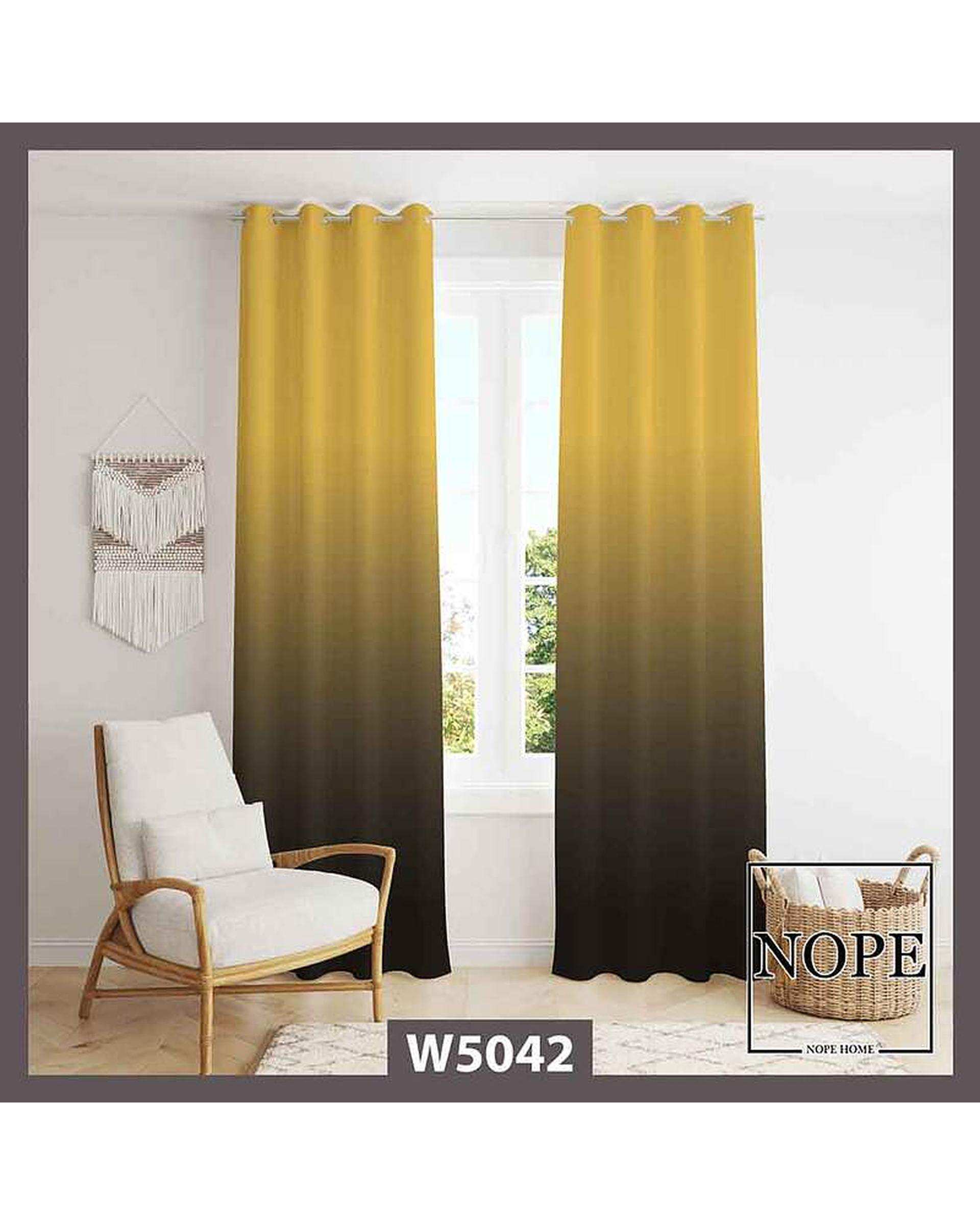 پرده مخمل نوپه هوم Nopehome مدل پانچی طرح سایه روشن کد W5042