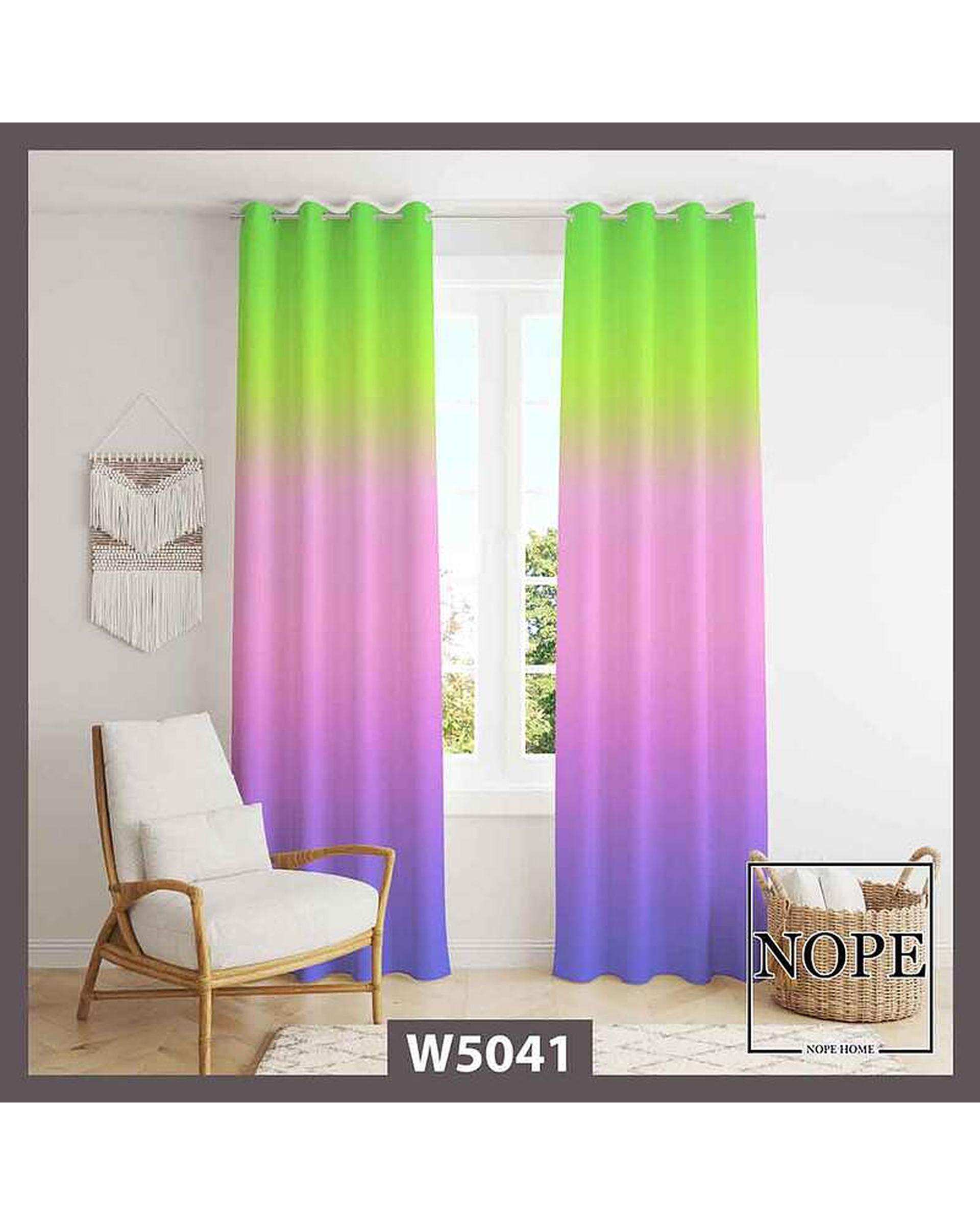 پرده مخمل نوپه هوم  Nopehome مدل پانچی طرح سایه روشن کد W5041