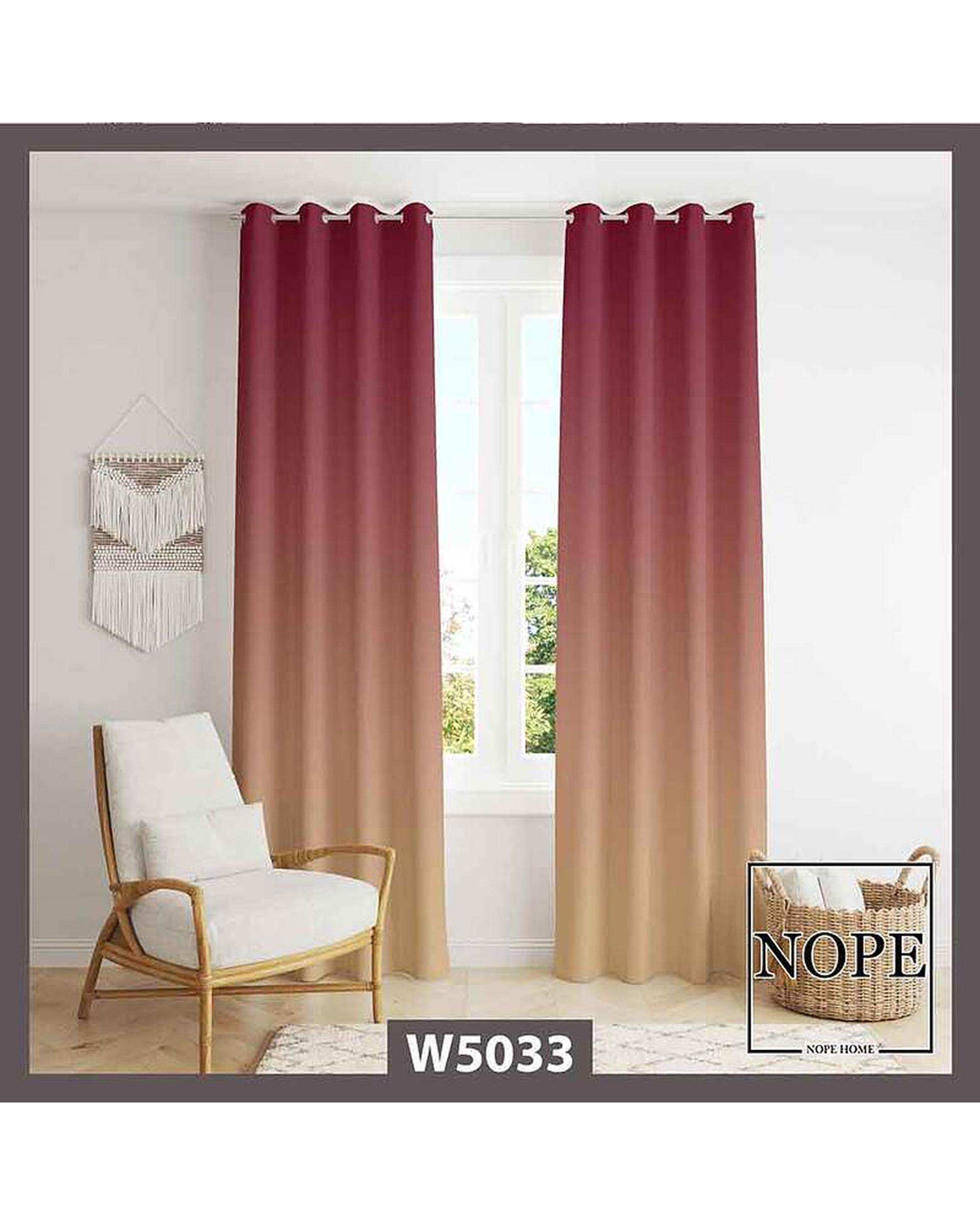 پرده مخمل نوپه هوم  Nopehome مدل پانچی طرح سایه روشن کد W5033