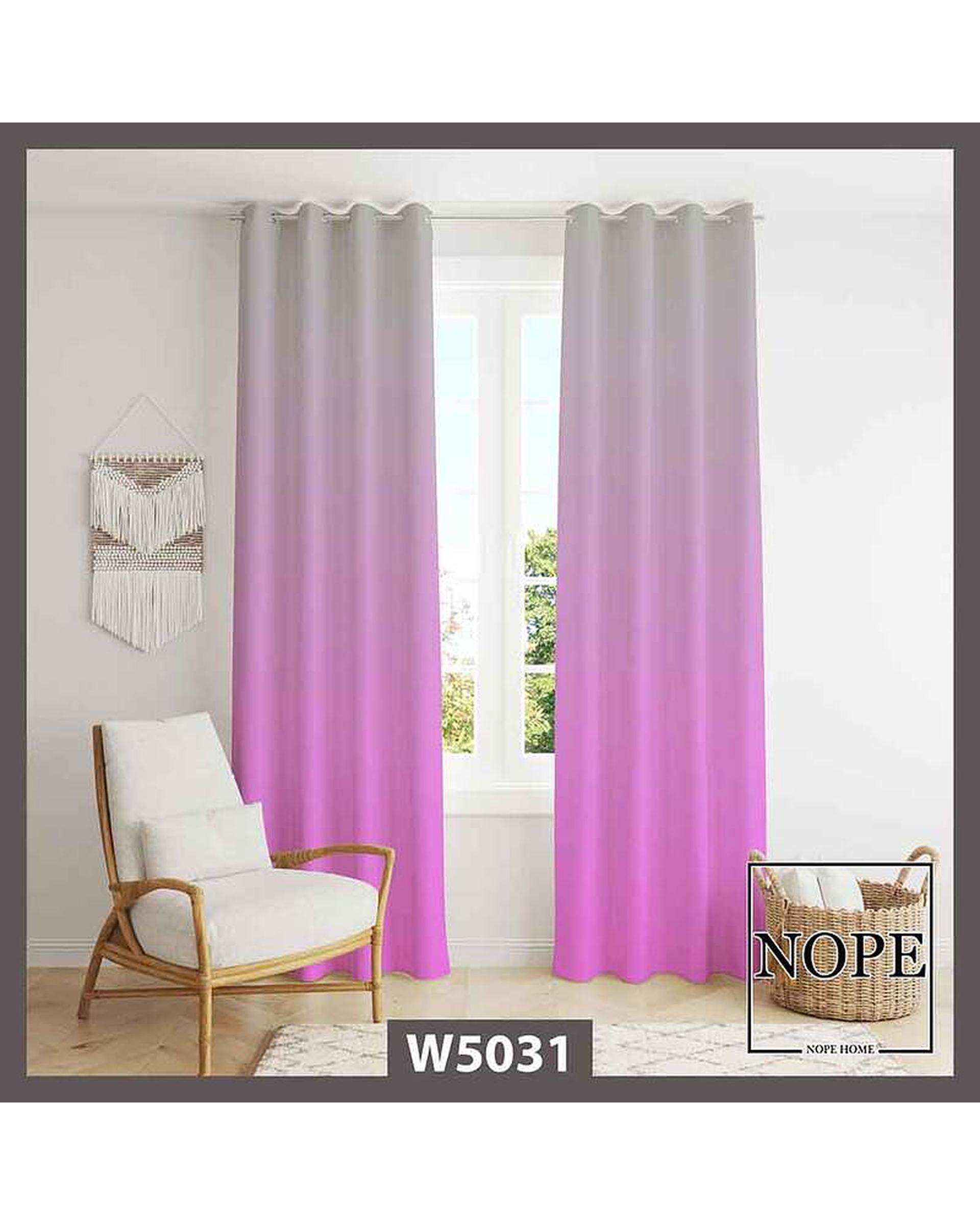 پرده مخمل نوپه هوم Nopehome مدل پانچی طرح سایه روشن کد W5031