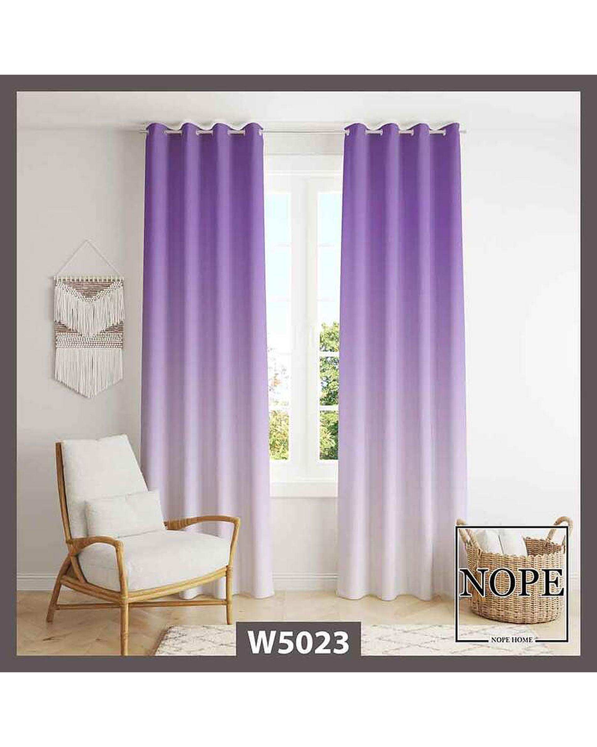 پرده مخمل نوپه هوم Nopehome مدل پانچی طرح سایه روشن کد W5023