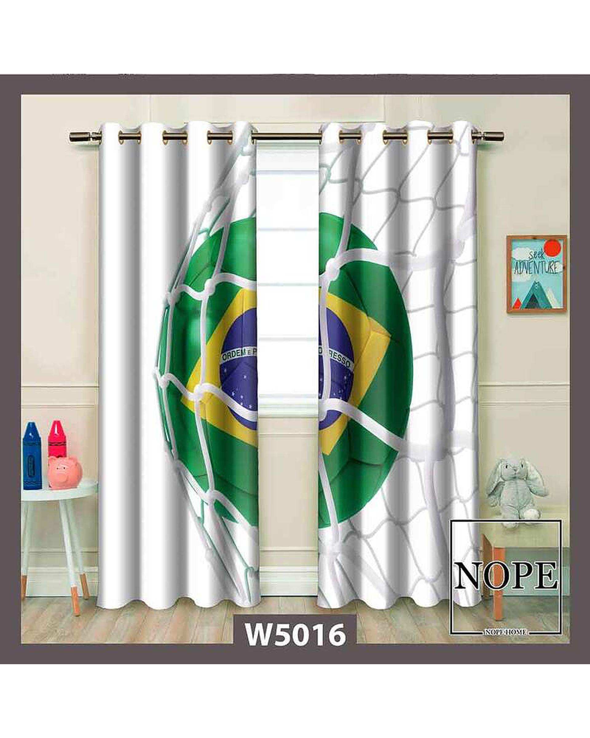 پرده کودک مخمل نوپه هوم Nopehome مدل پانچی طرح توپ کد W5016