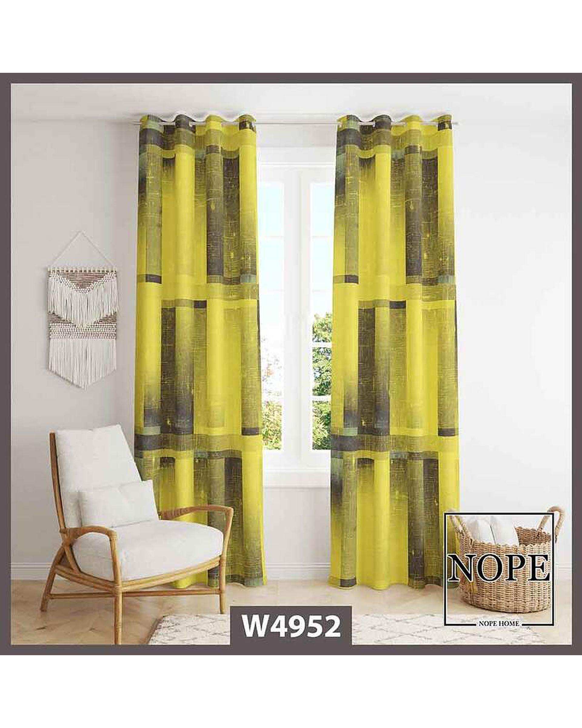پرده مخمل نوپه هوم Nopehome مدل پانچی طرح اسپرت کد W4952