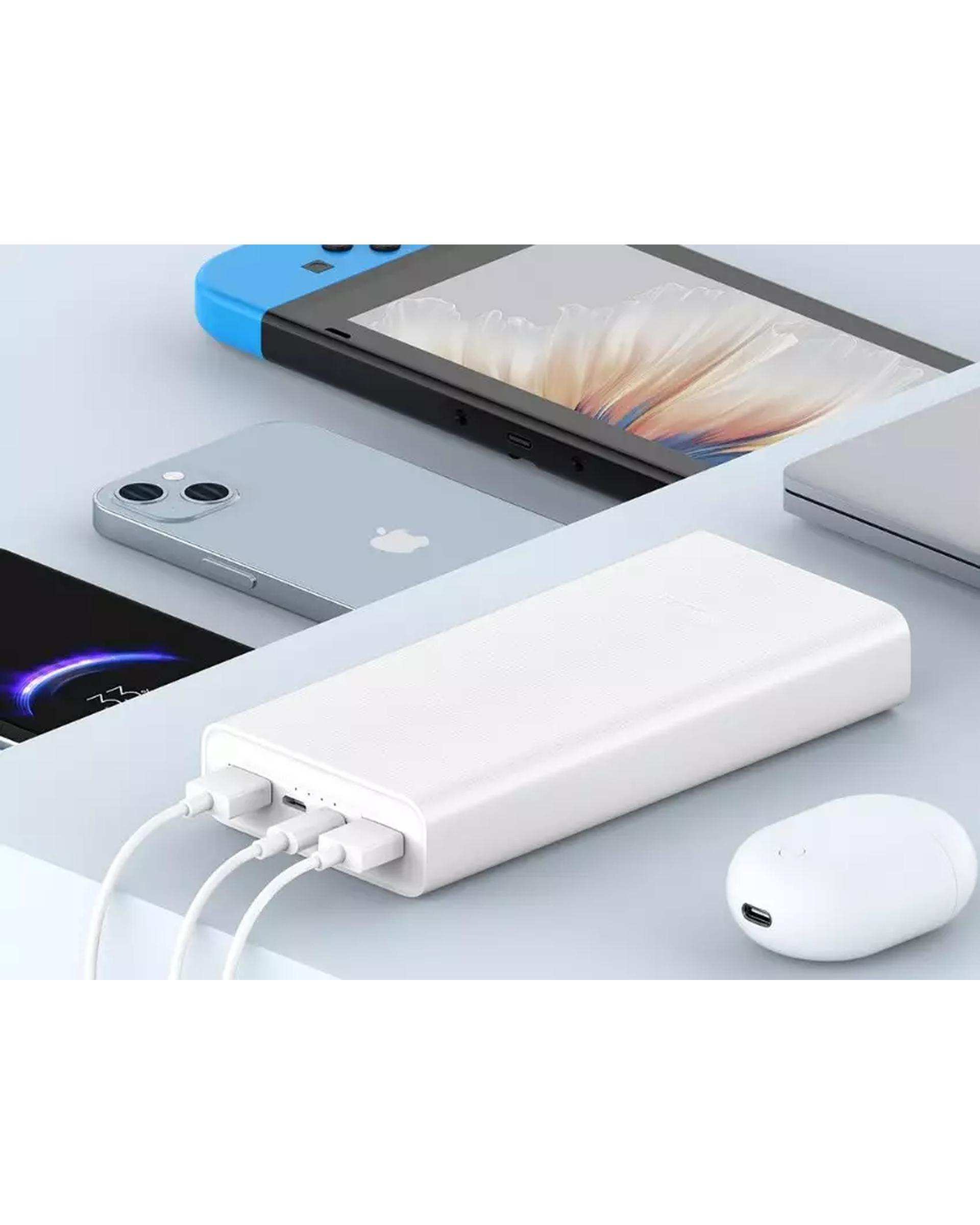 پاور بانک سفید شیائومی Xiaomi مدل PB2022ZM 20000mAh 22.5W