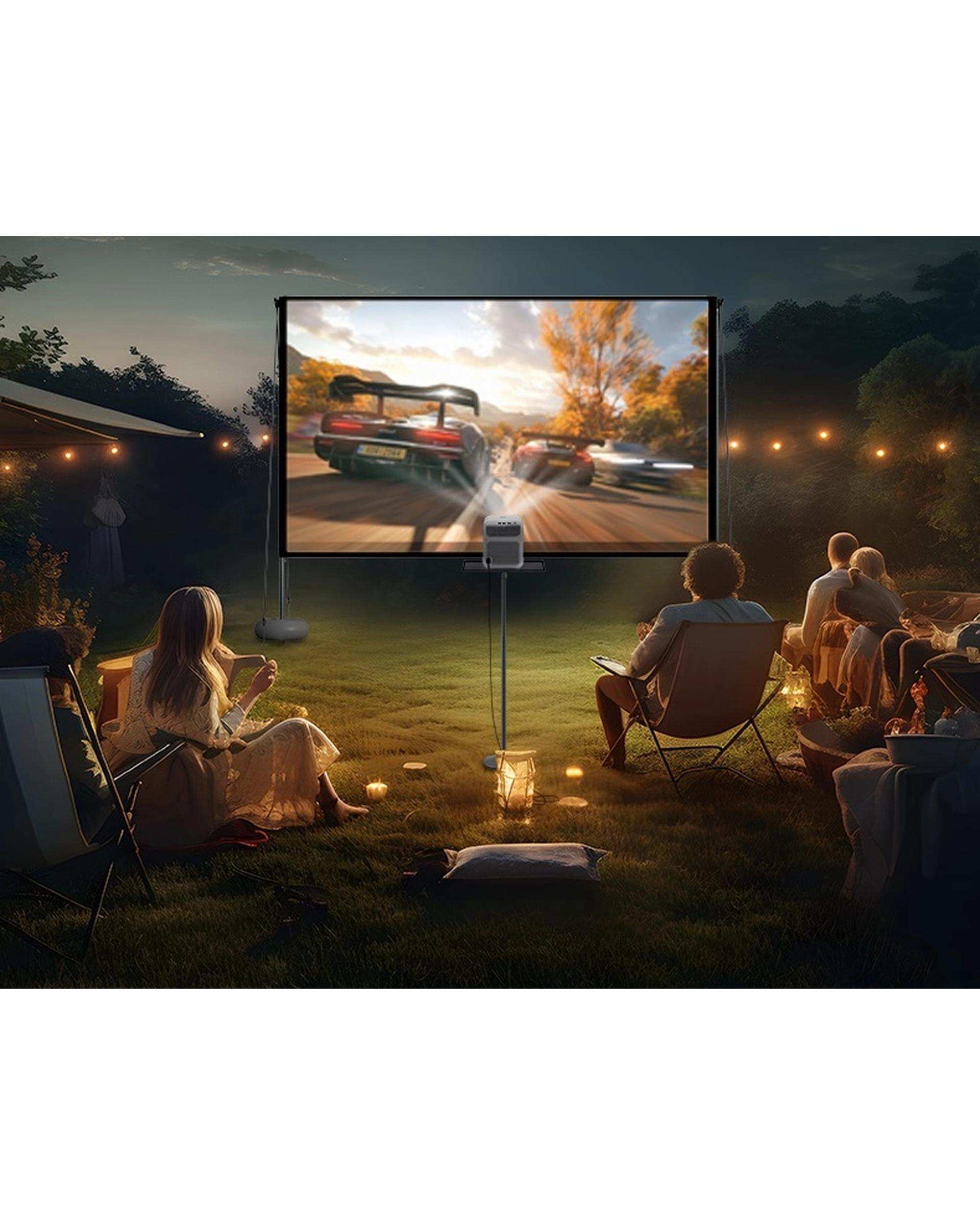 پرده نمایش ایستاده 100 اینچ سفید ونبو Wanbo مدل folding projector screen