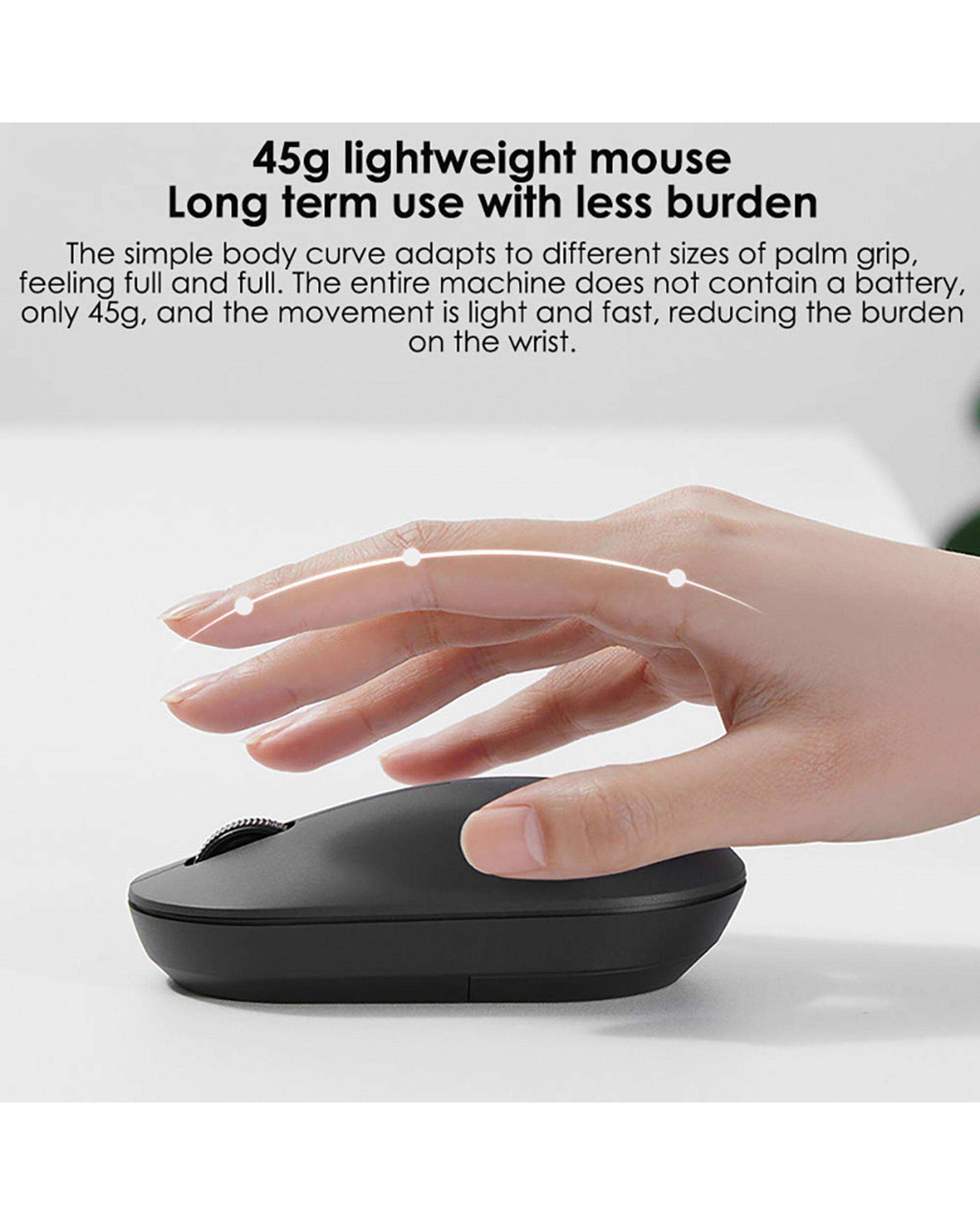 ست ماوس و کیبورد بی سیم مشکی شیائومی Xiaomi مدل WXJS02YM keyboard mouse2