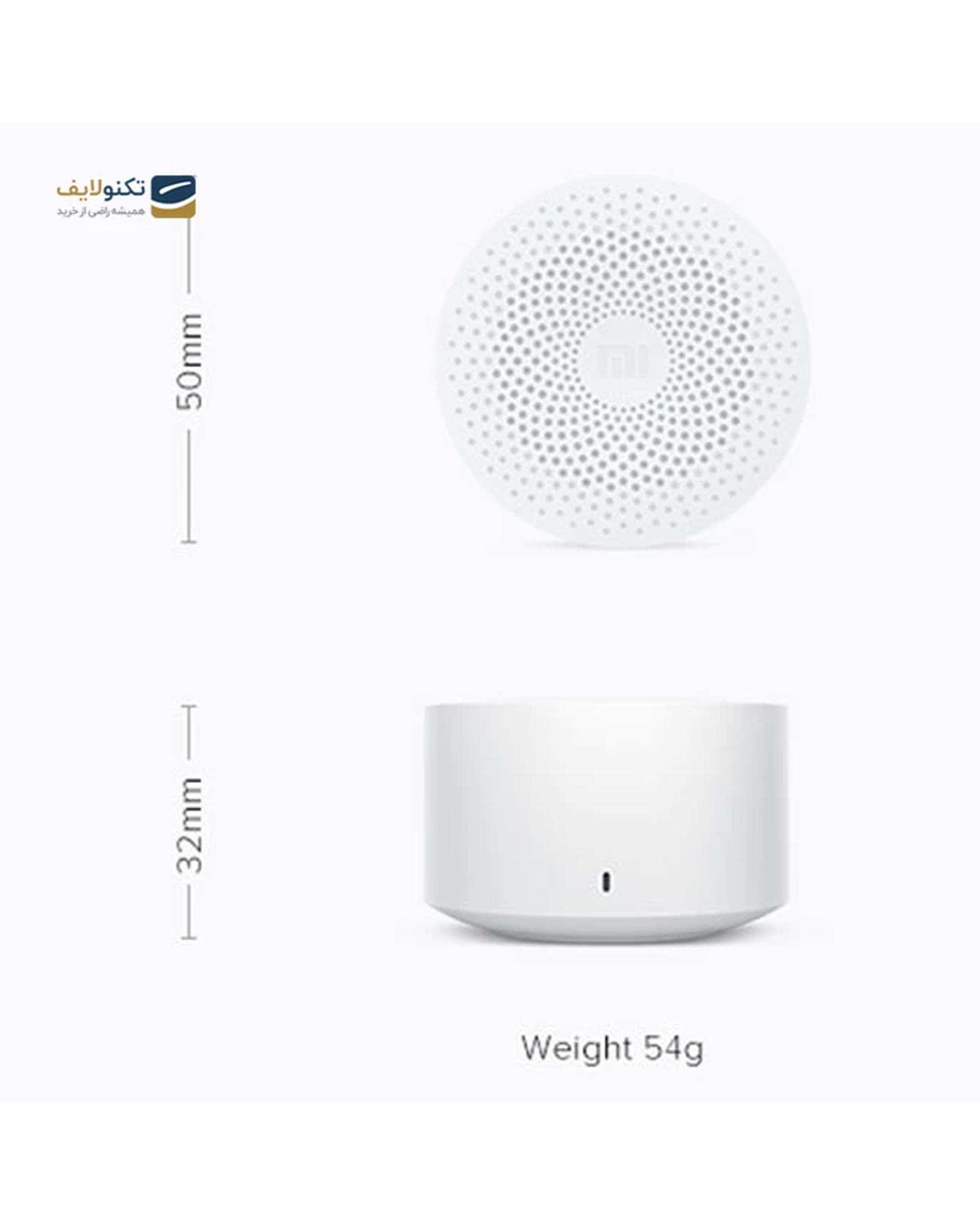 اسپیکر بلوتوثی قابل حمل سفید شیائومی Xiaomi مدل Compact Bluetooth Speaker 2