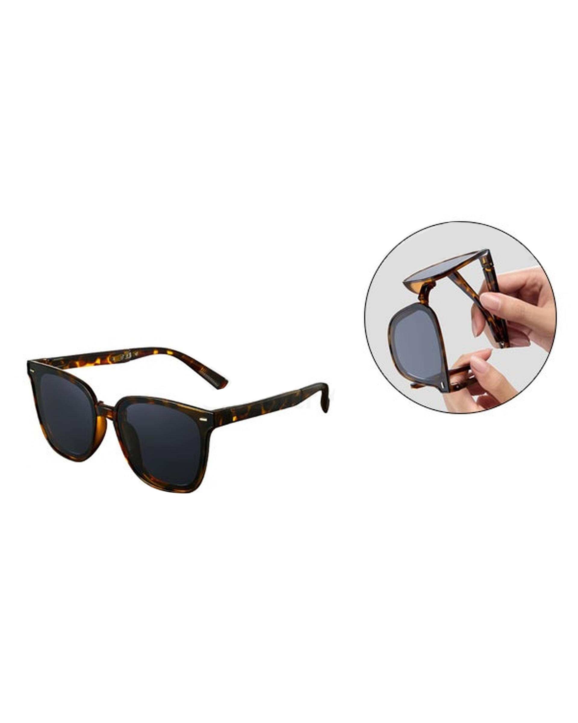 عینک آفتابی تاشو مشکی mijia folding polarized sunglasses MJTA01LM