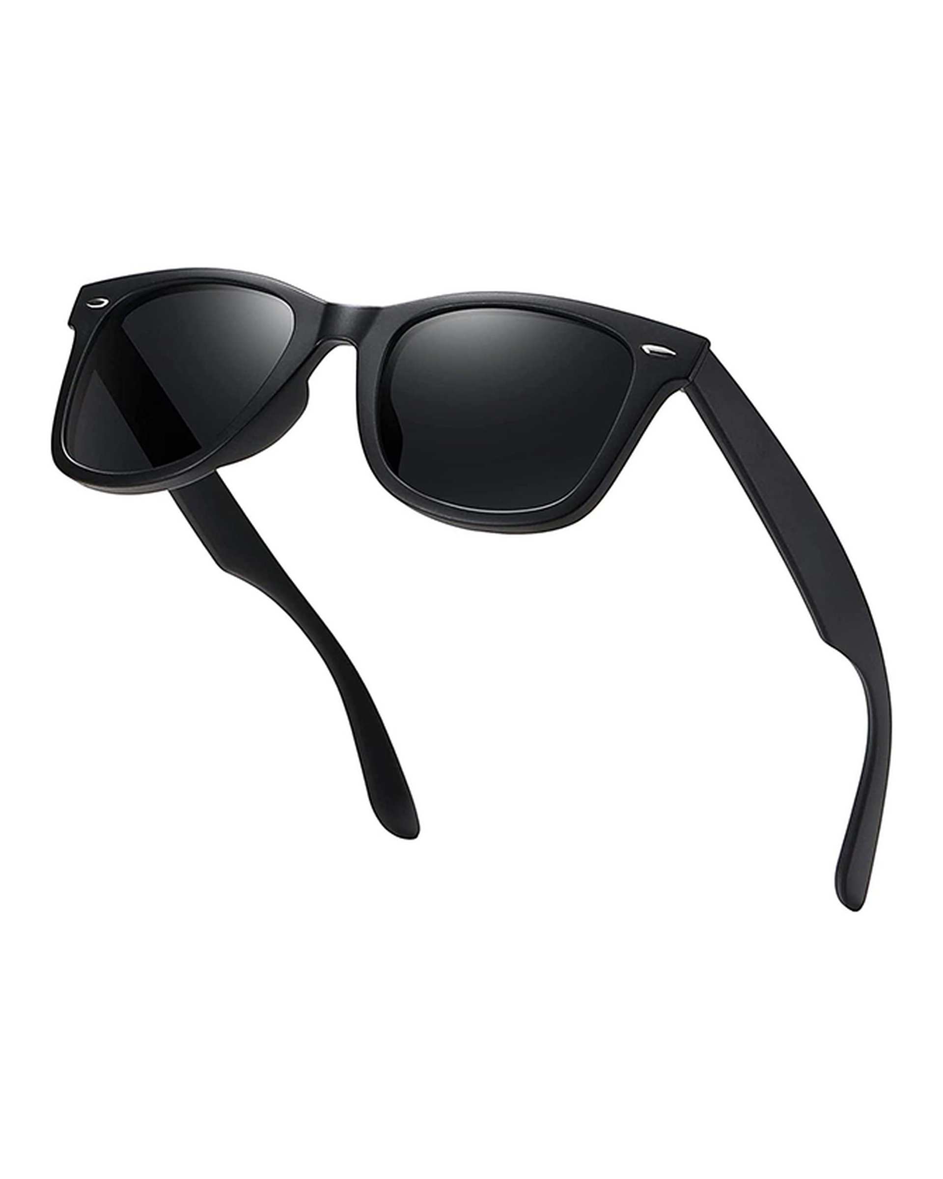 عینک آفتابی پلاریزه مشکی mijia square frame polarized sunglasses MJTA02LM