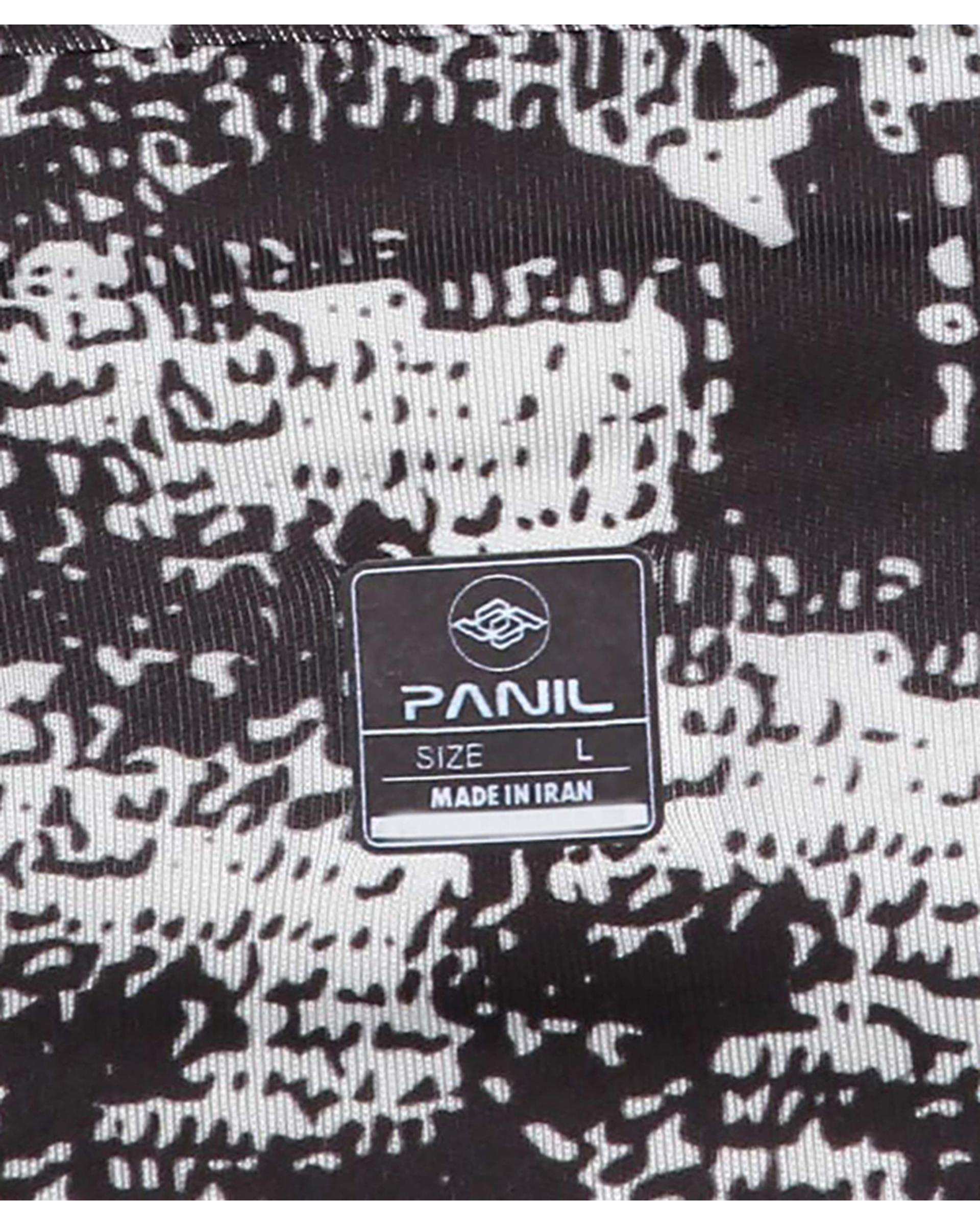 لگینگ زنانه ورزشی مشکی سفید پانیل Panil کد 4550